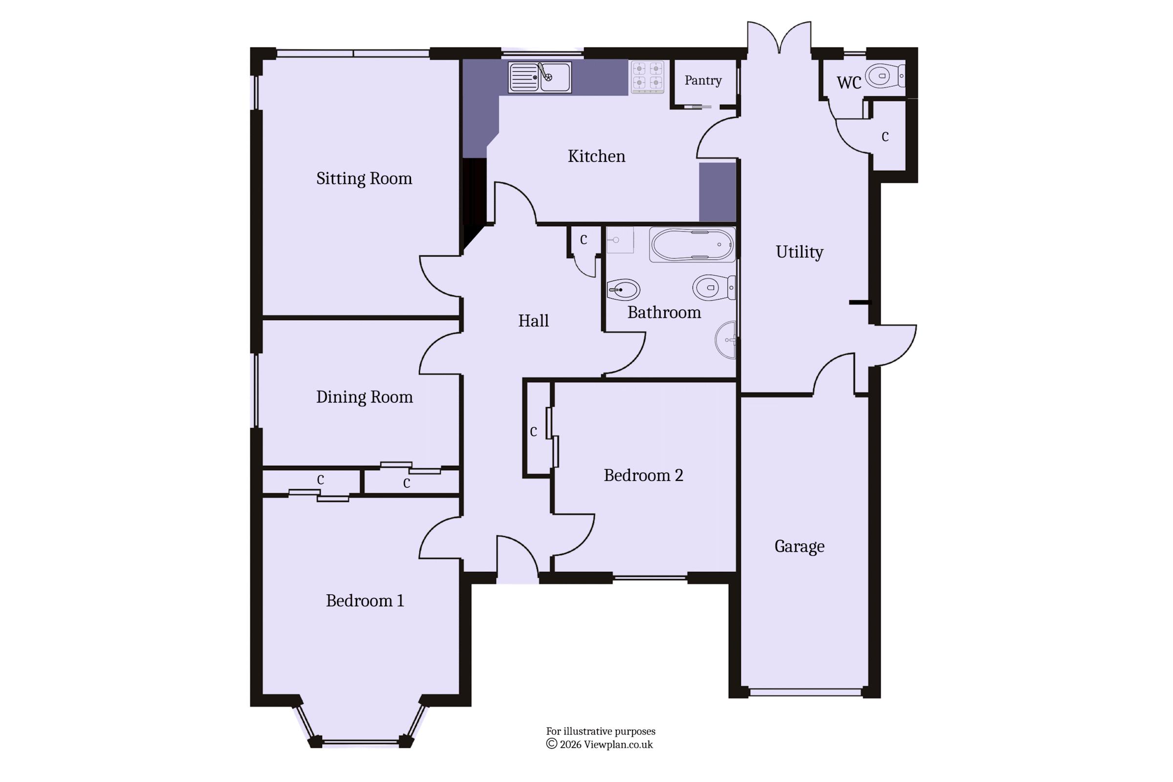 133, Westbourne Road, Penarth floorplan