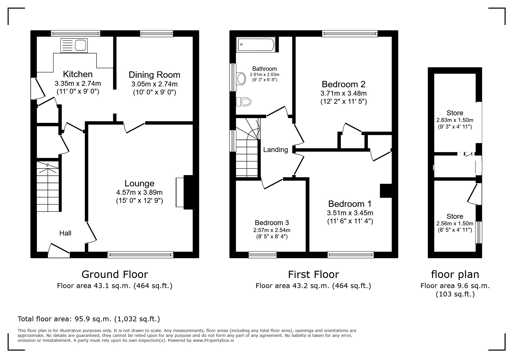 171, Avon Road, Chelmsford floorplan