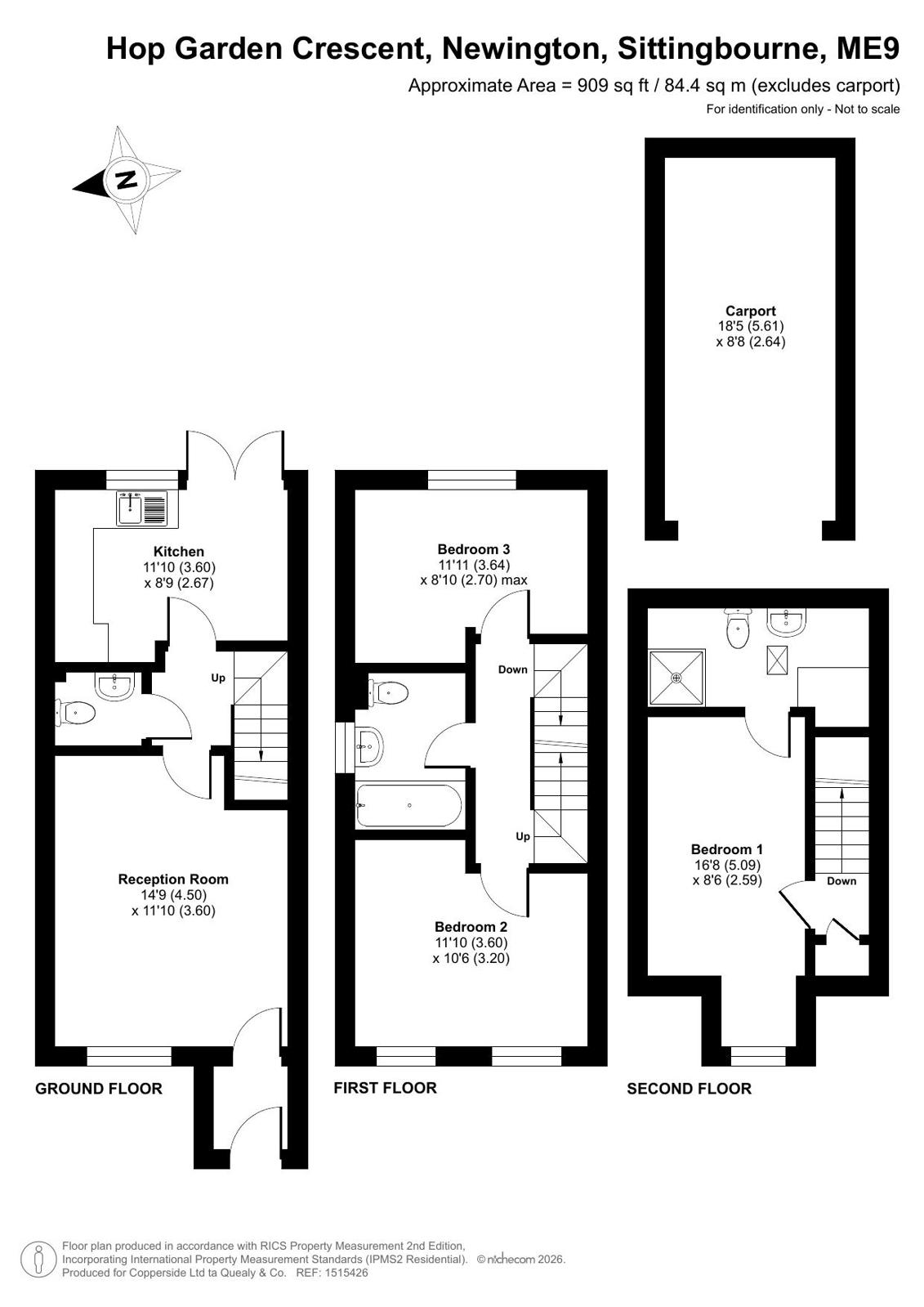 30, Hop Garden Crescent, Sittingbourne floorplan