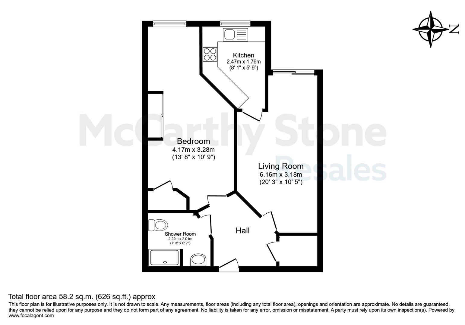 9 Roslyn Court, Lisle Lane, Ely floorplan