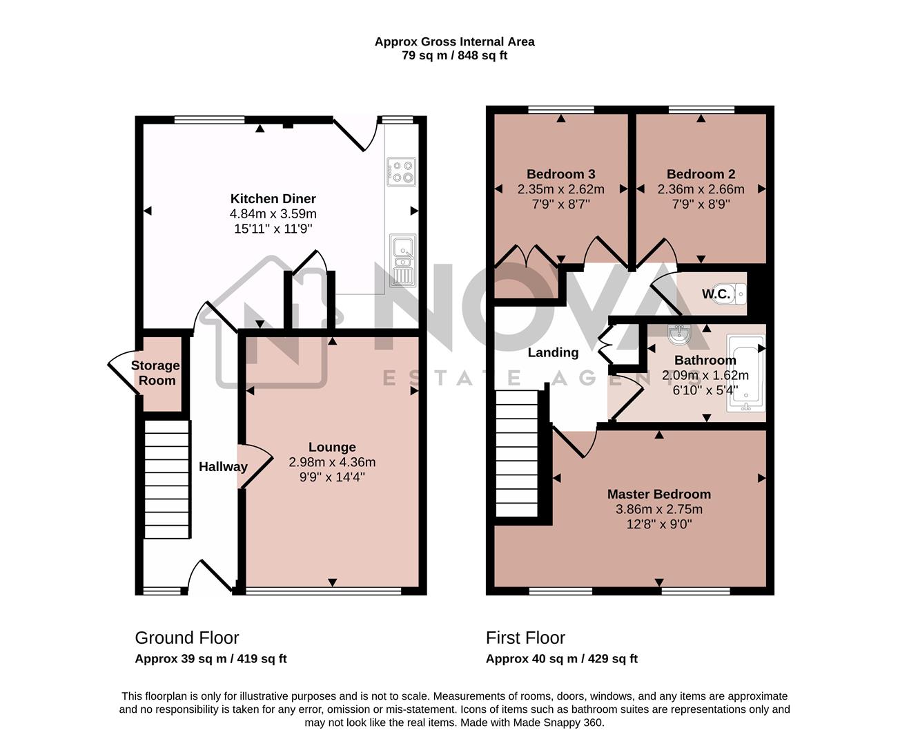 121, Hockwell Ring, Luton floorplan