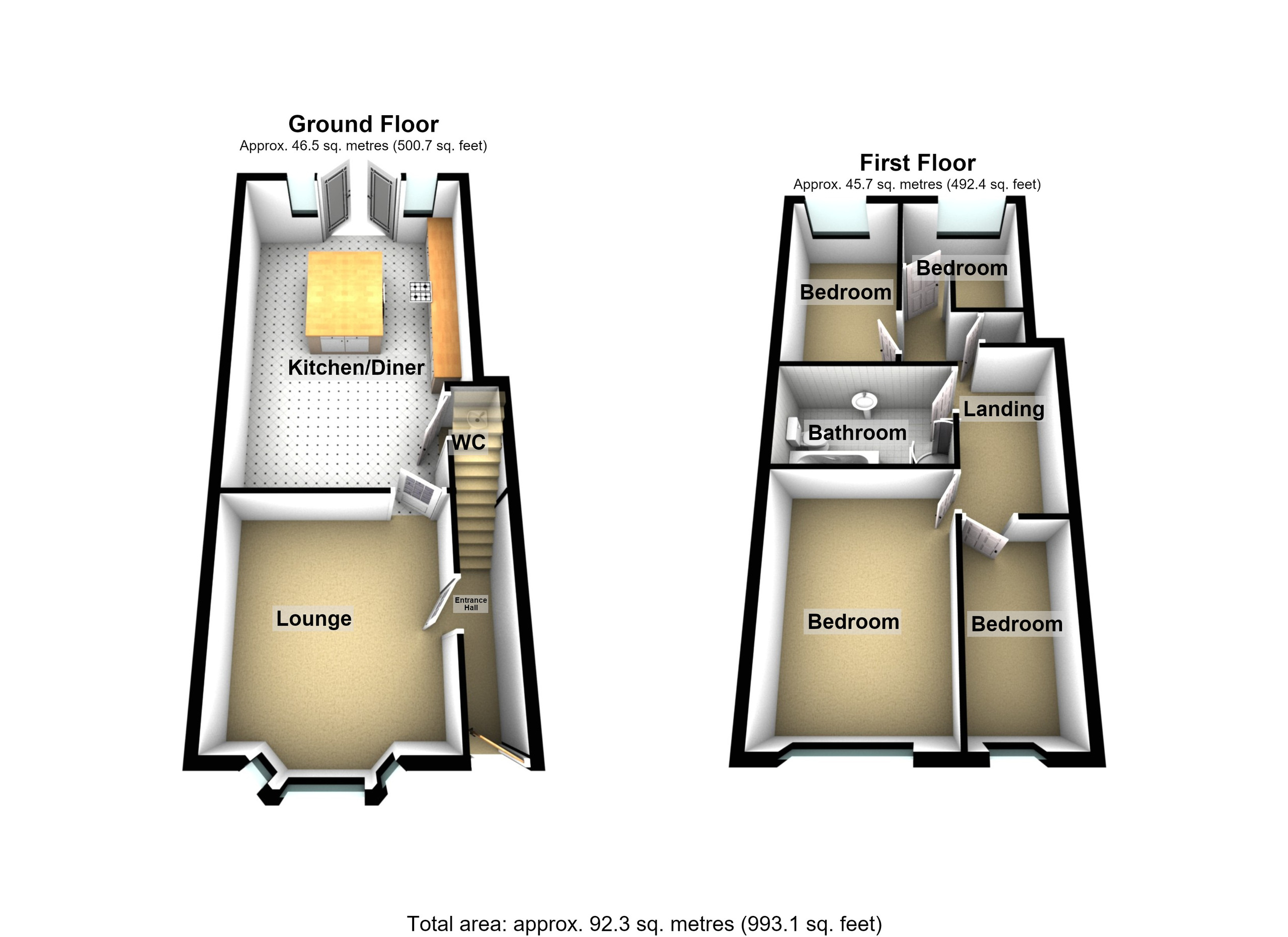 4 Brynmair Terrace, Merthyr Tydfil floorplan