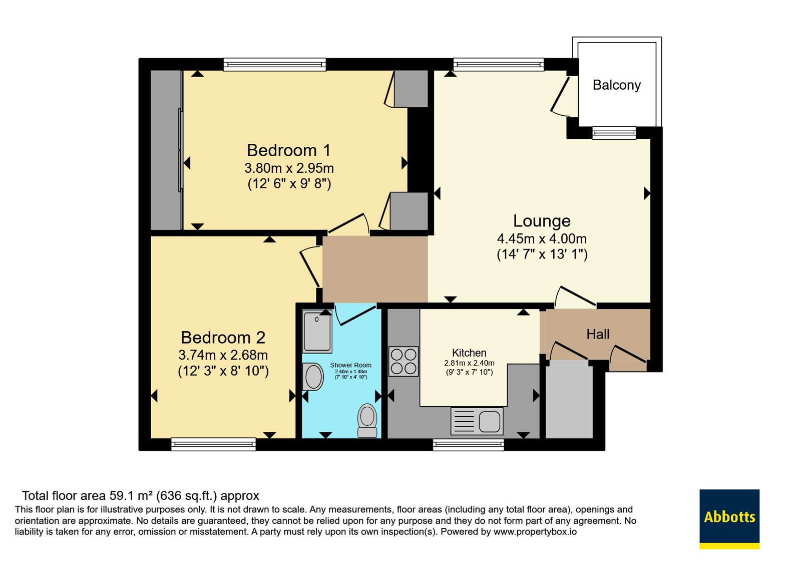 42, Honeypot Lane, Essex floorplan