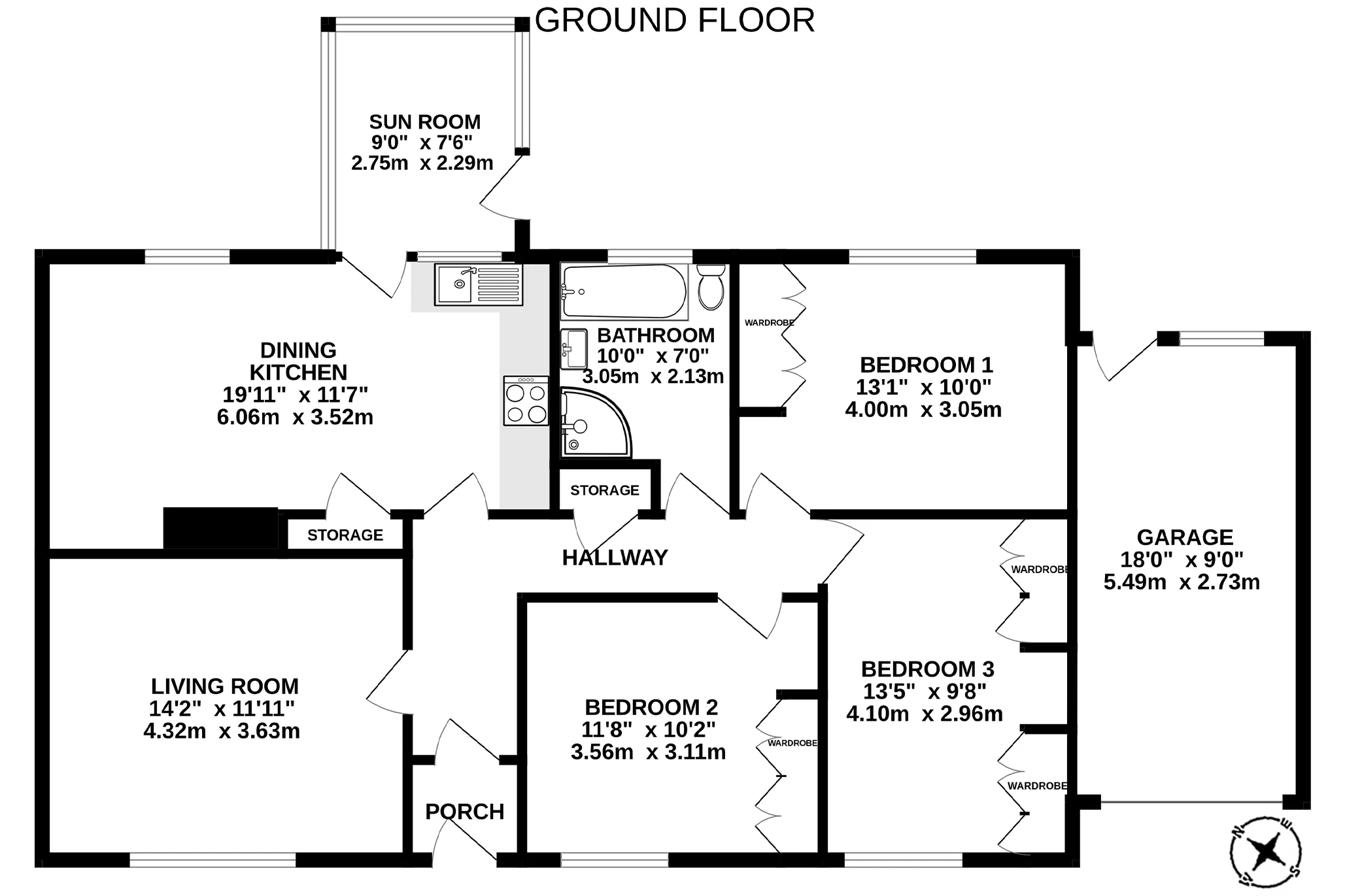 Claghyn Glassey, 62 Ballanard Road, Douglas floorplan