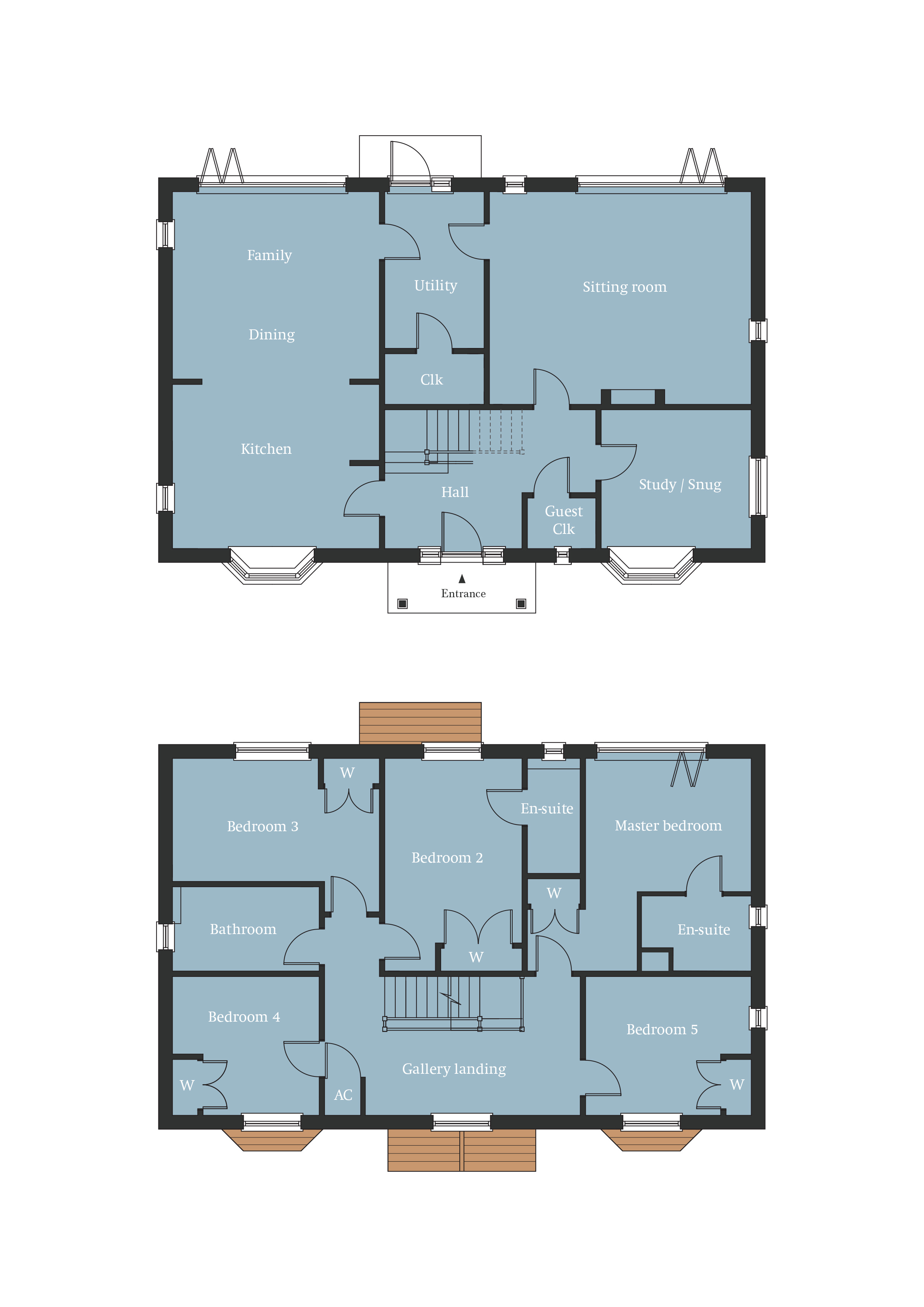 5 Bedrooms Detached house for sale in Foxcott, Latton, Swindon SN6