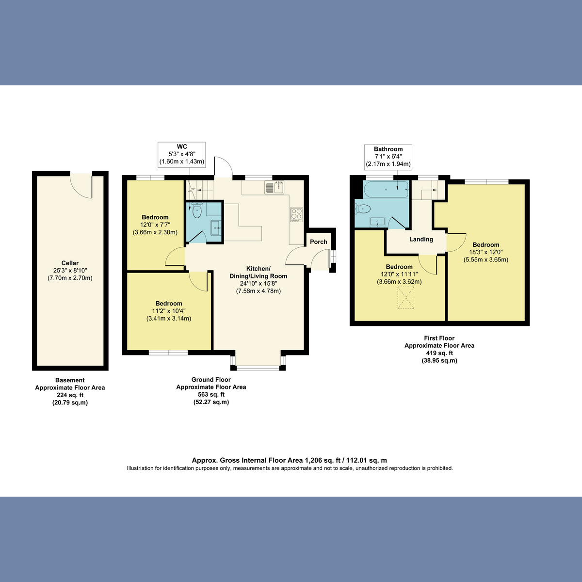 40, Markham Avenue, Leeds floorplan