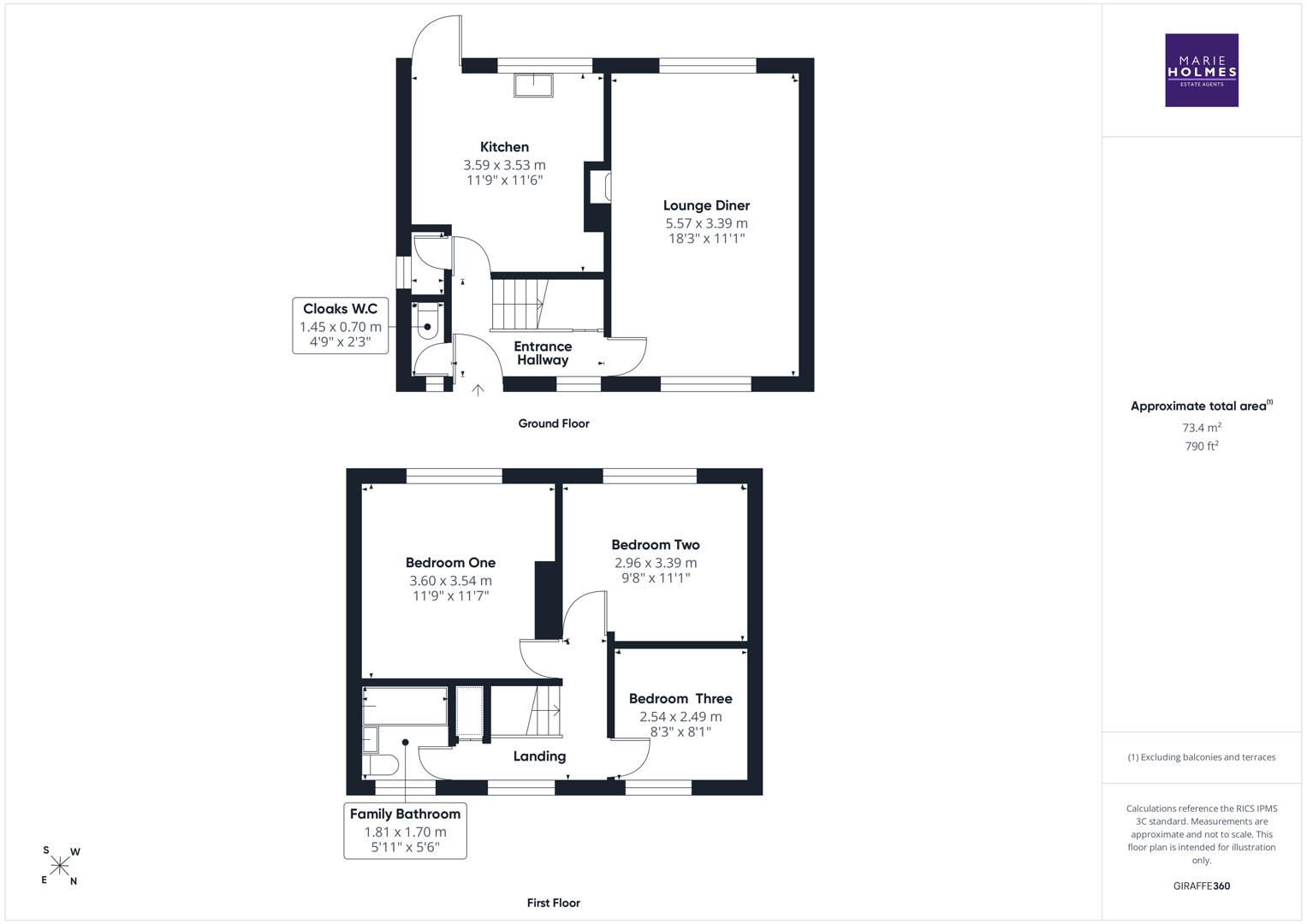 52, Ryefield Avenue, Preston floorplan