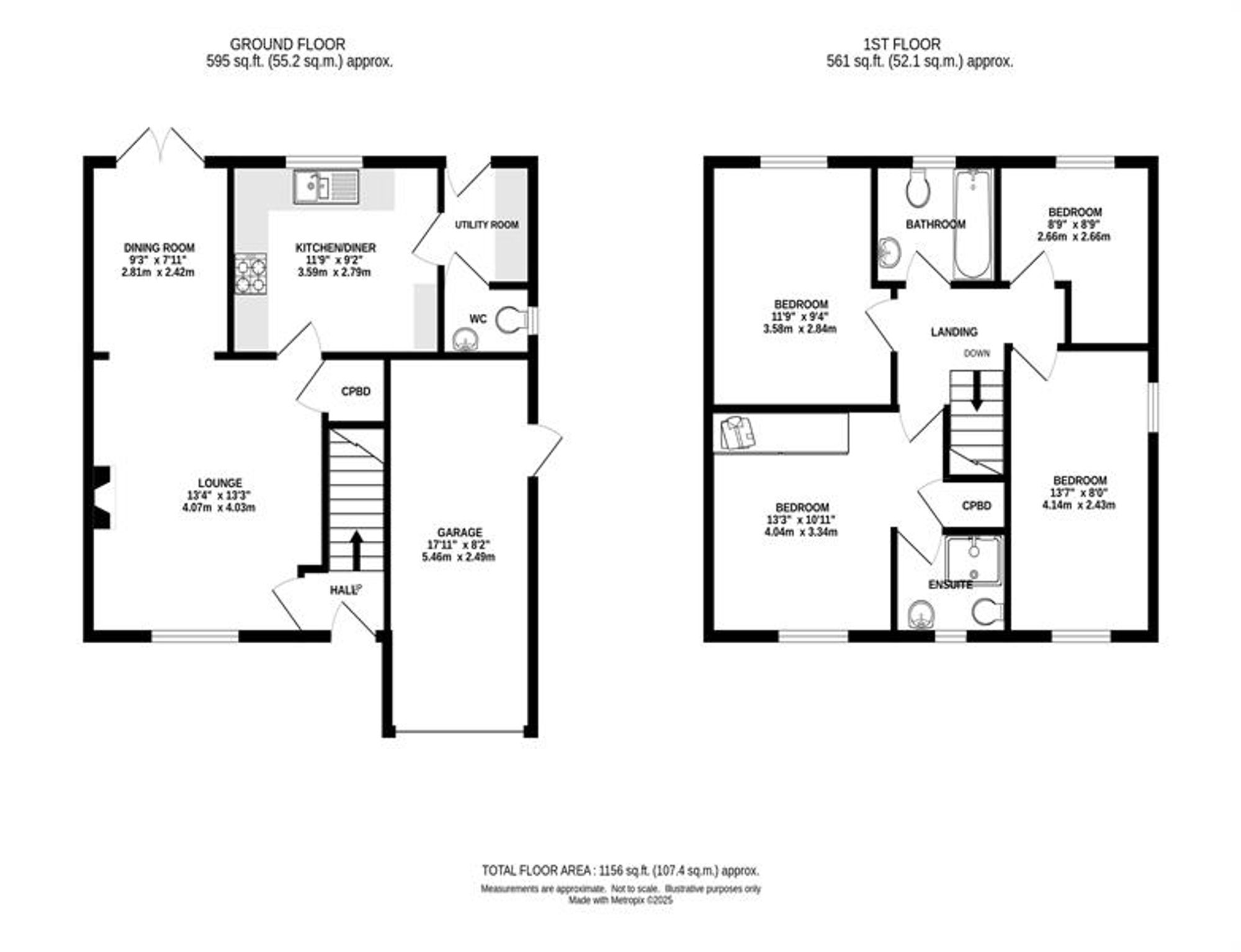 17 Homestead Way, High Peak floorplan