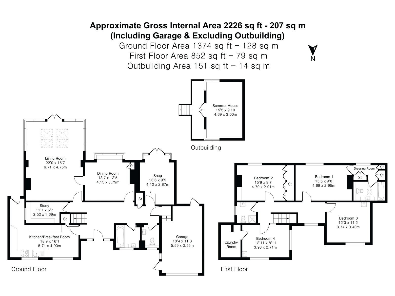 Treyford Cottage,, Warren Corner, Farnham floorplan