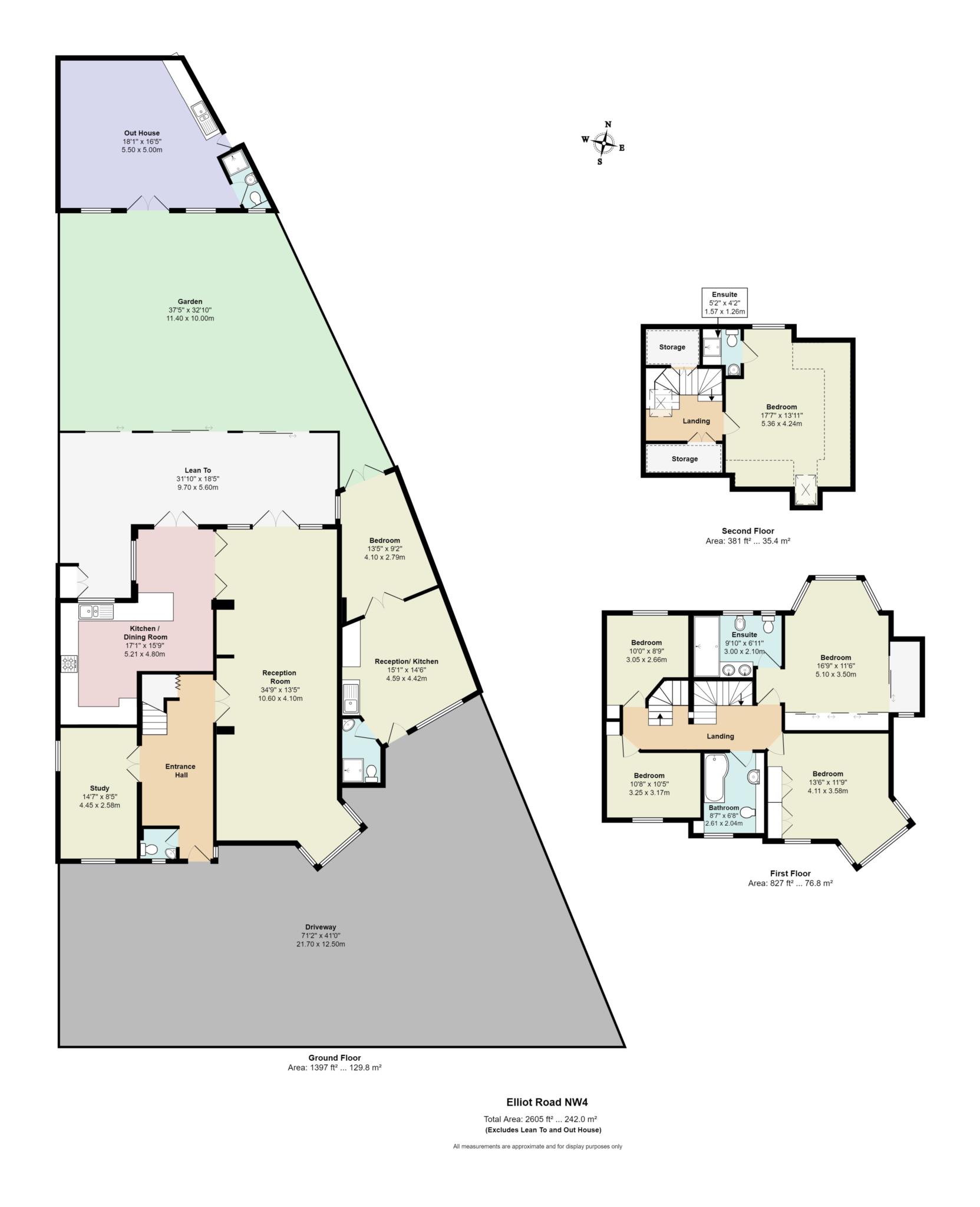 16, Elliot Road, London floorplan