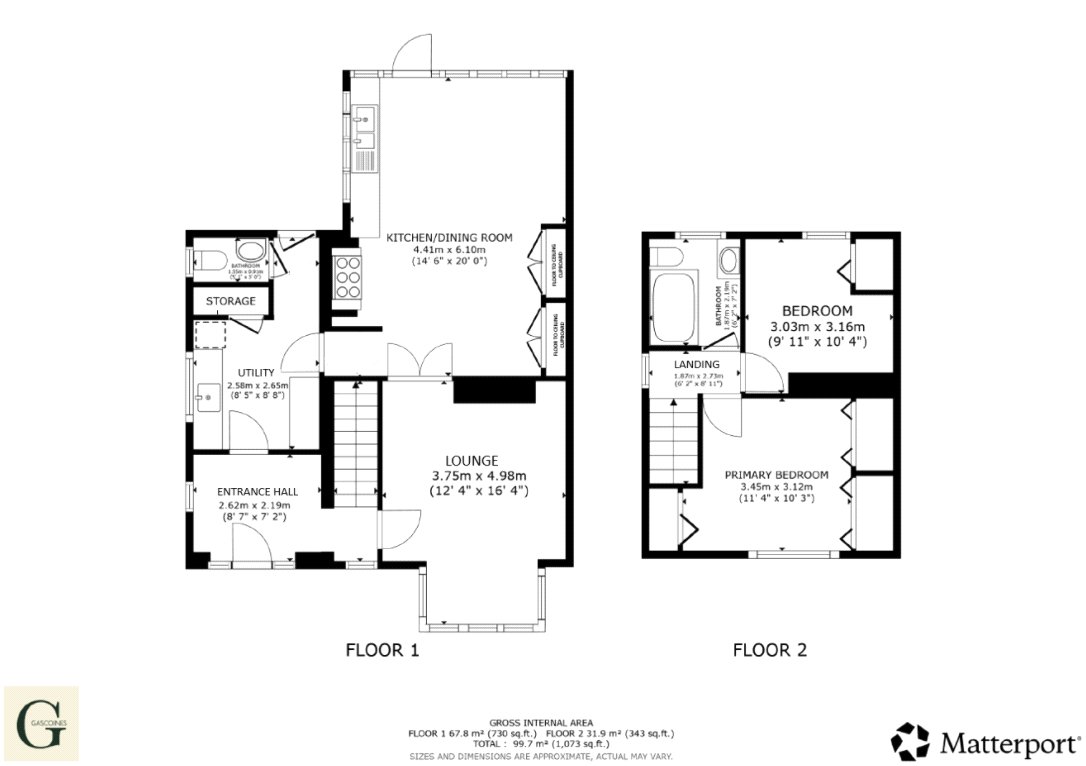 111, Moor Road, Nottingham floorplan