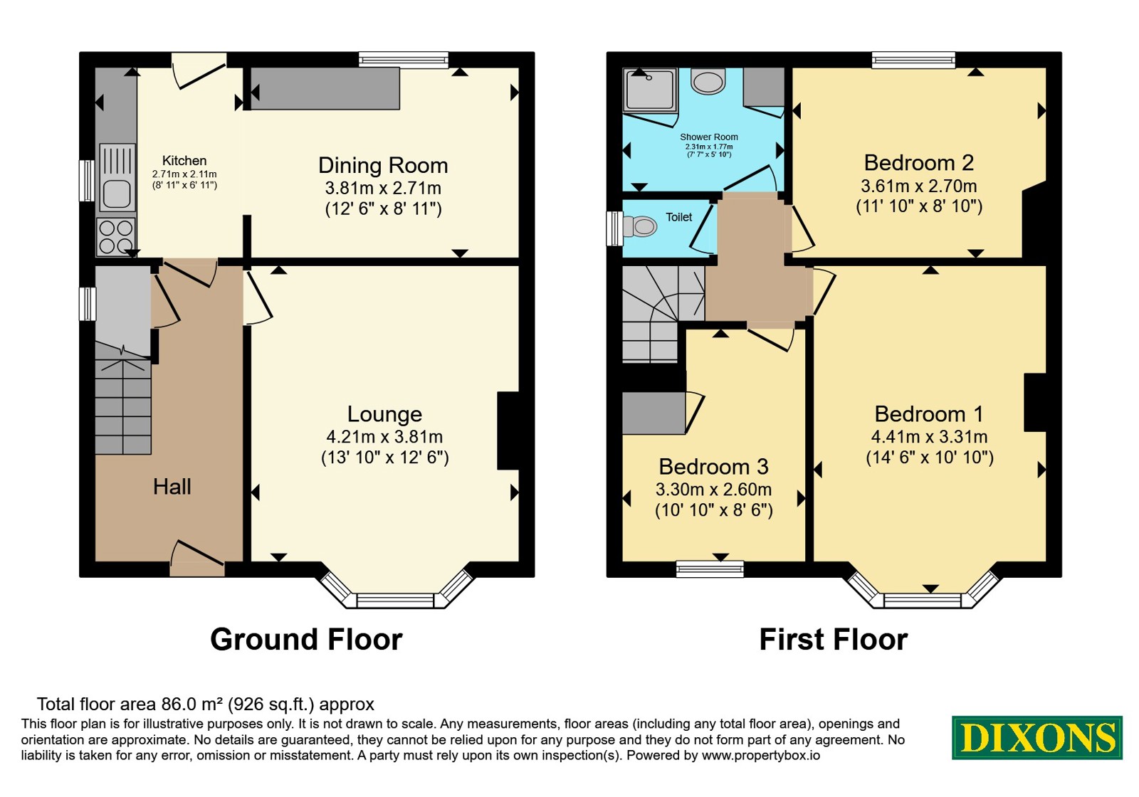 72, Abbeyfield Road, West Midlands floorplan