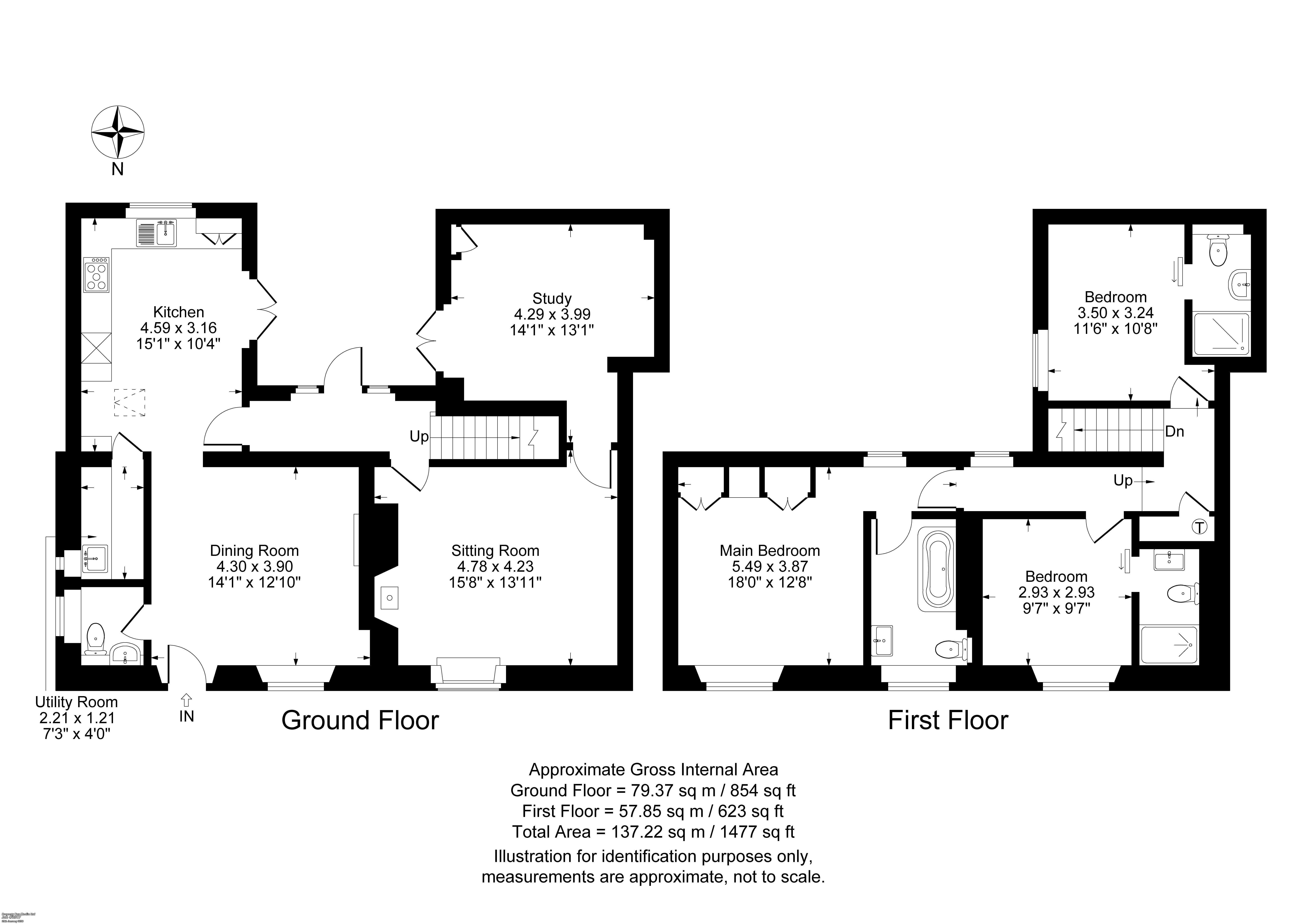 Kings Arms Cottage,, Earls Lane, Oxfordshire floorplan