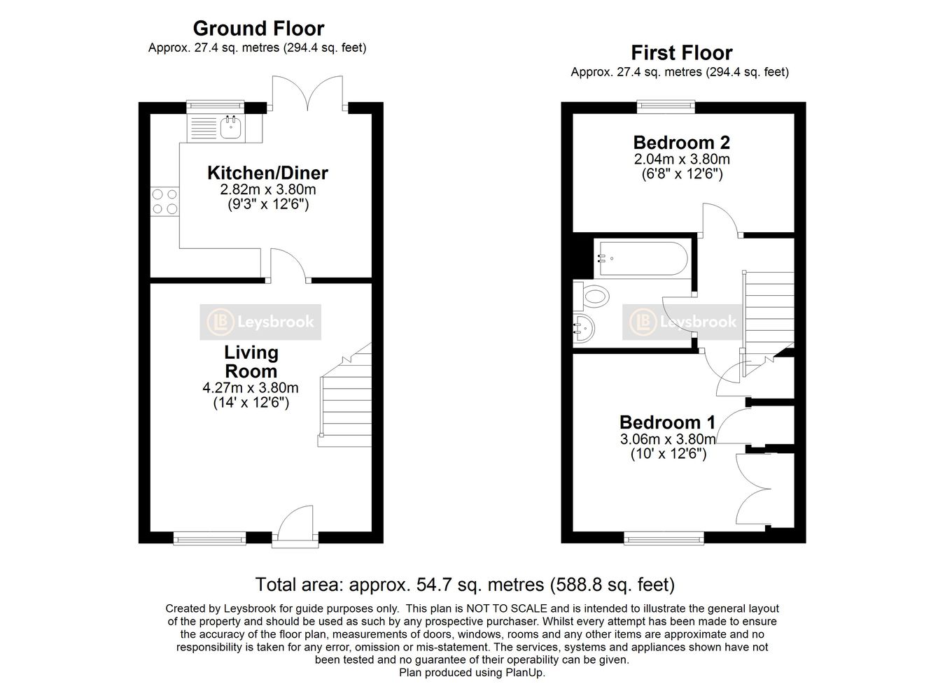 32, Tennyson Avenue, Biggleswade floorplan