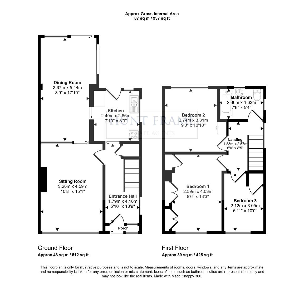 27, Princes Road, Eastbourne floorplan