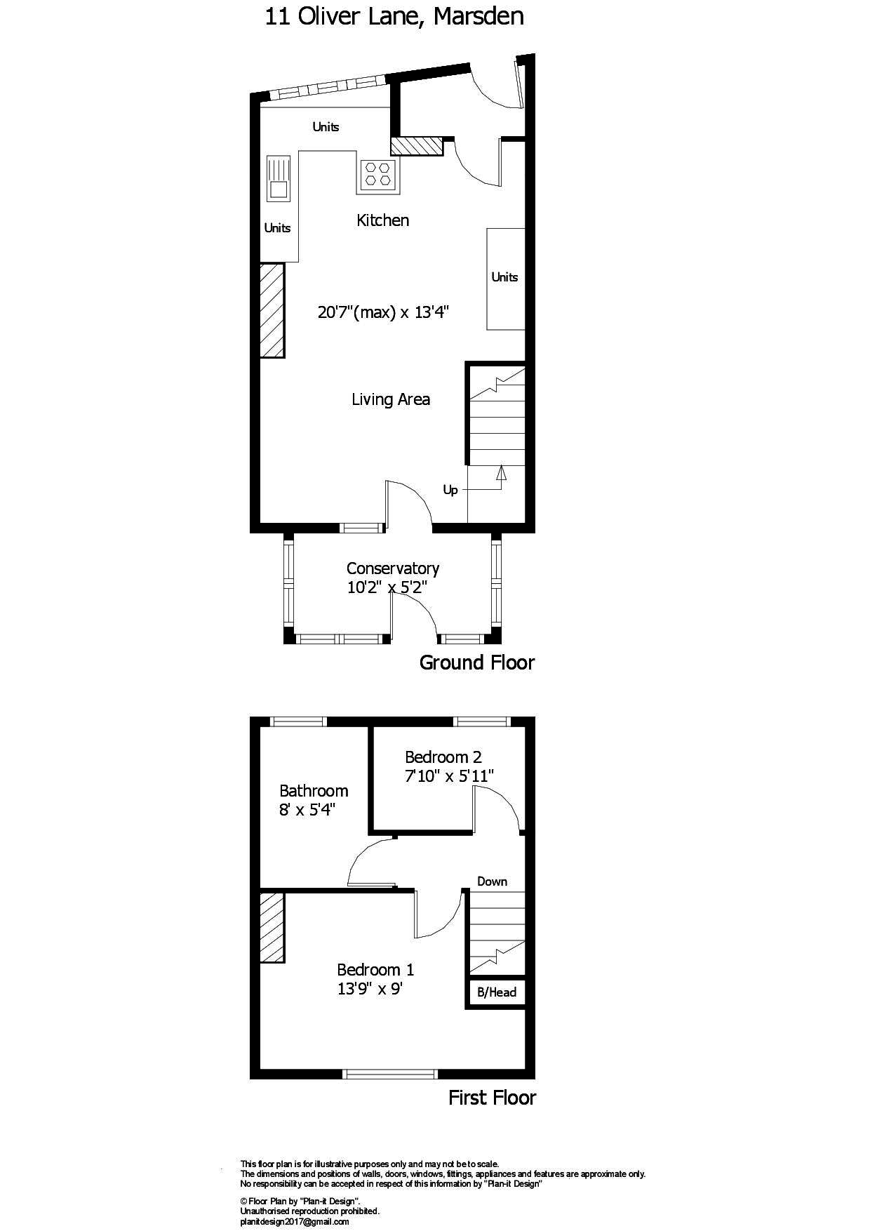 2 Bedrooms End terrace house for sale in Oliver Lane, Marsden, Huddersfield HD7