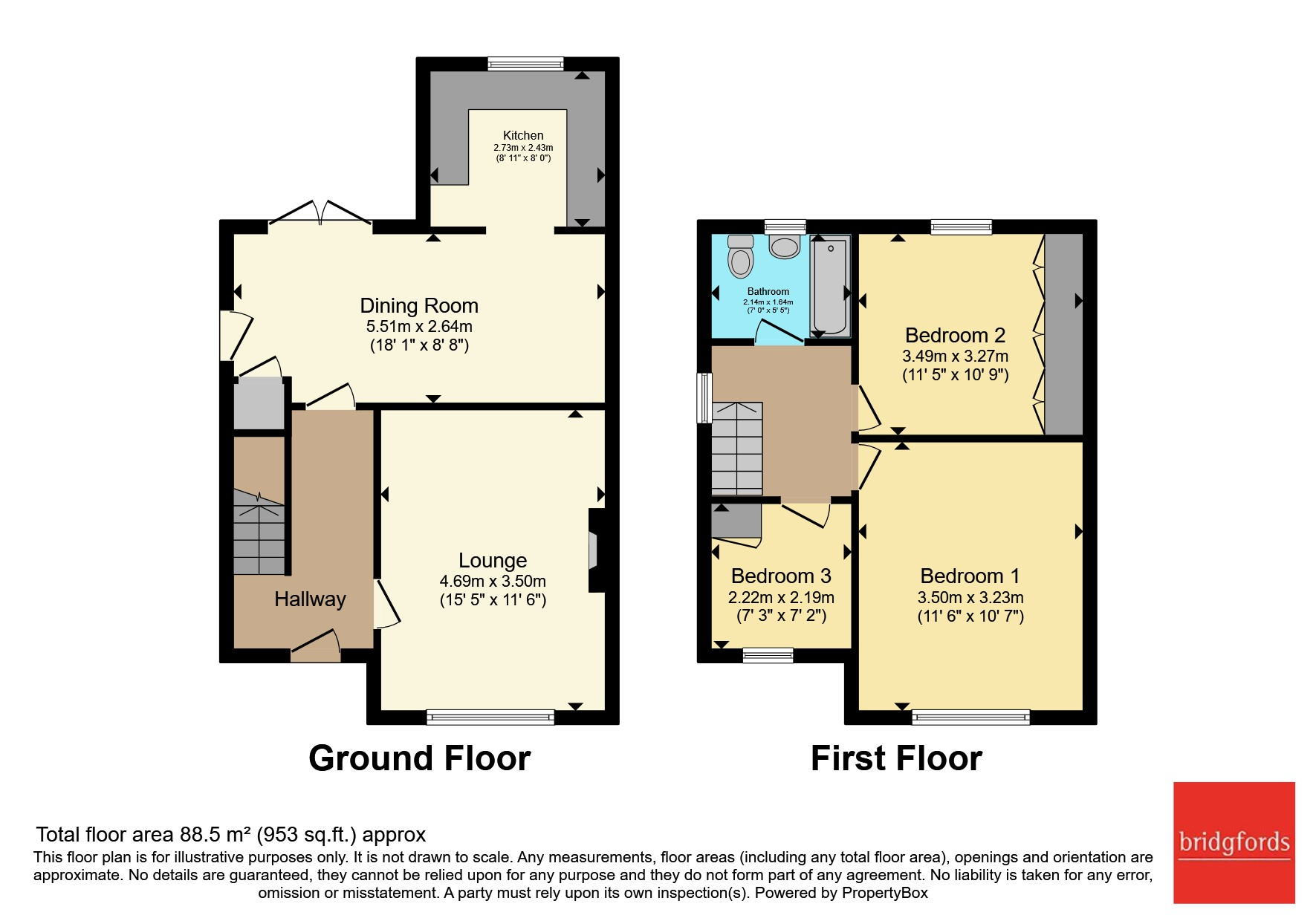 111, Hennel Lane, Preston floorplan