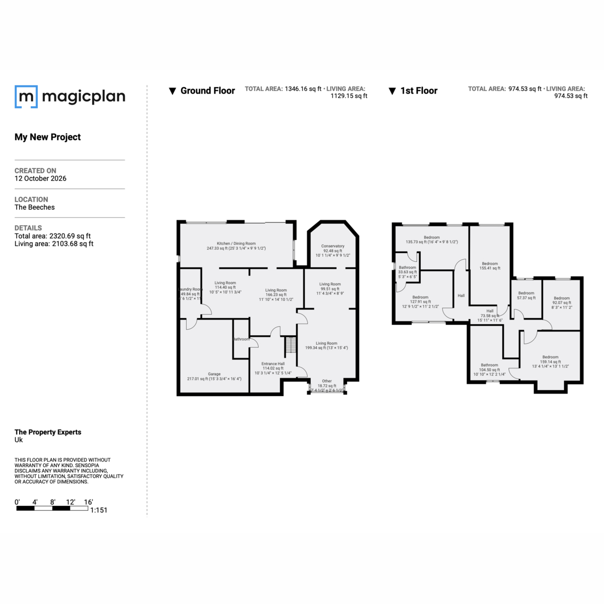 The Beeches, Liverpool floorplan