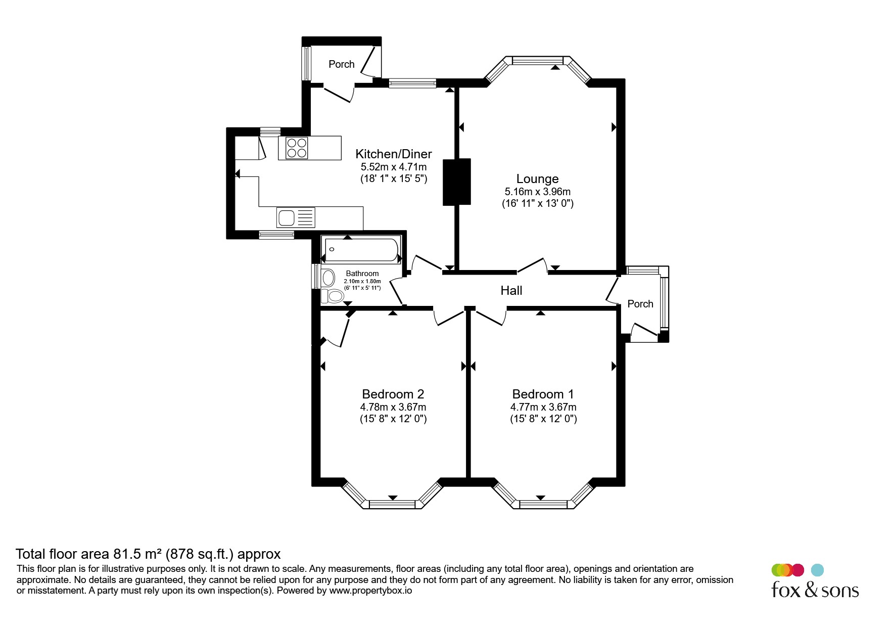 30, Second Avenue, Newhaven floorplan