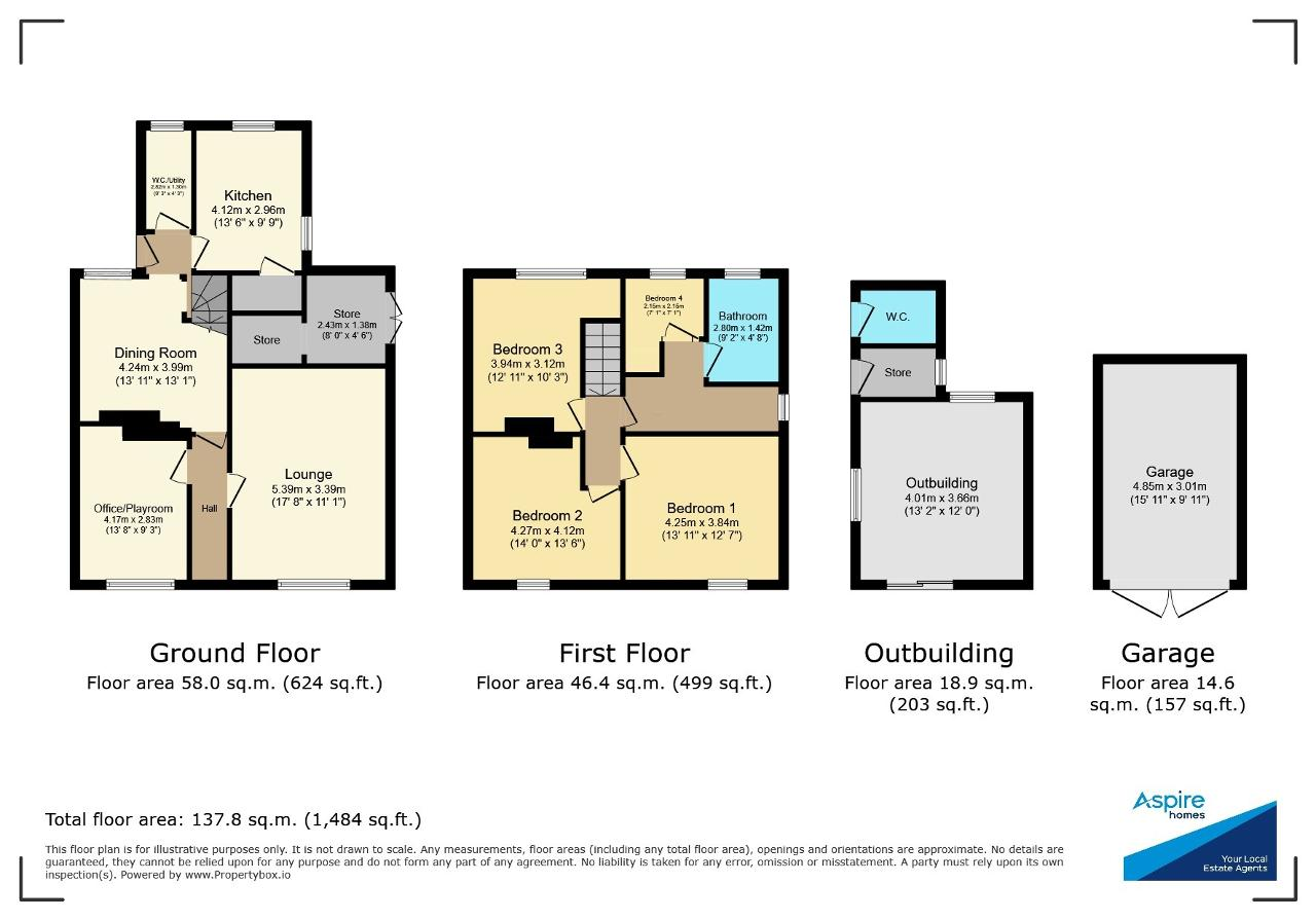 146, Bridge Road, Spalding floorplan