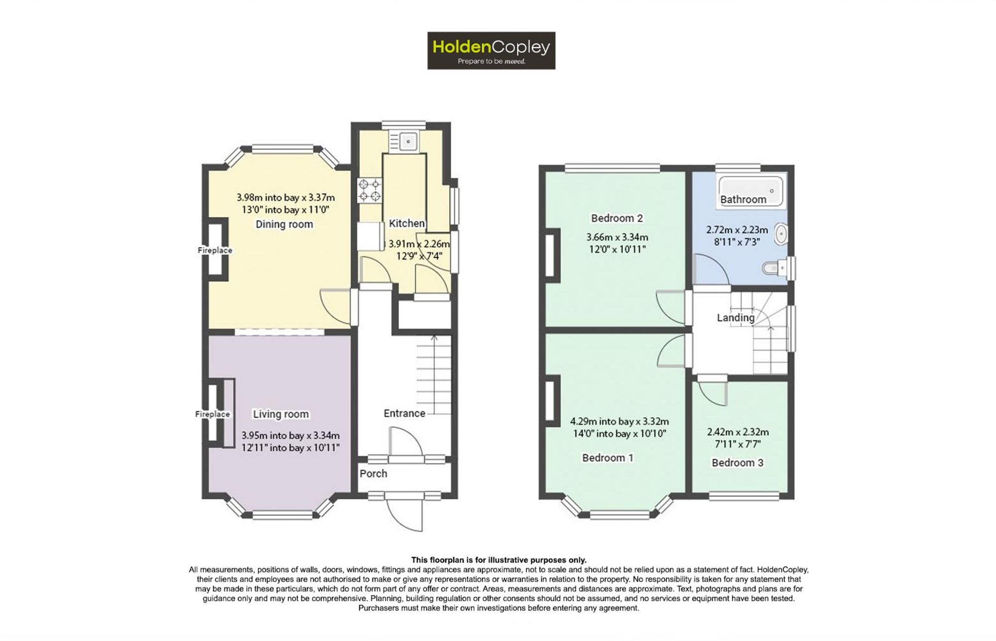40 Exton Road, Nottingham floorplan