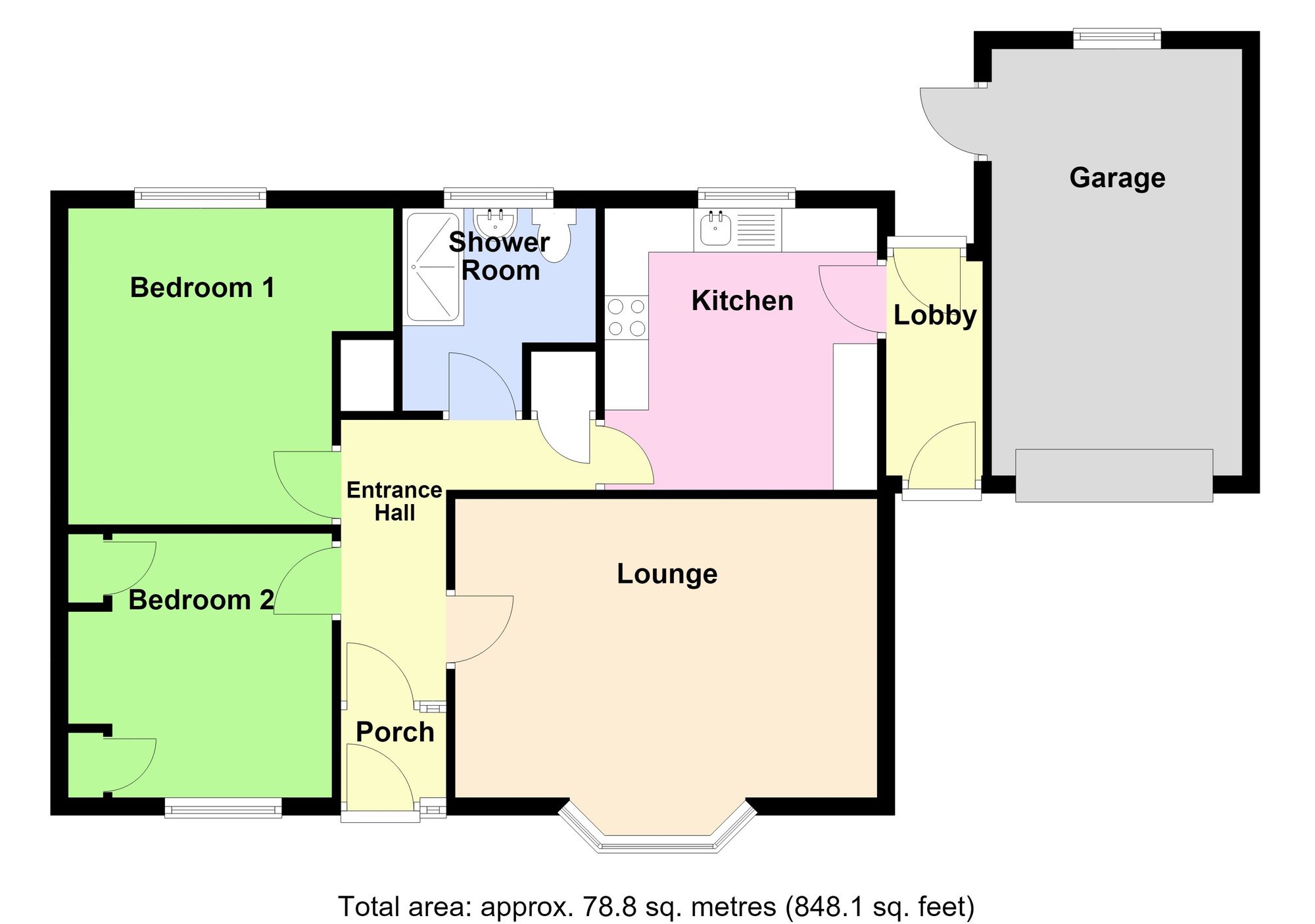 43 Mark Avenue, Horncastle floorplan