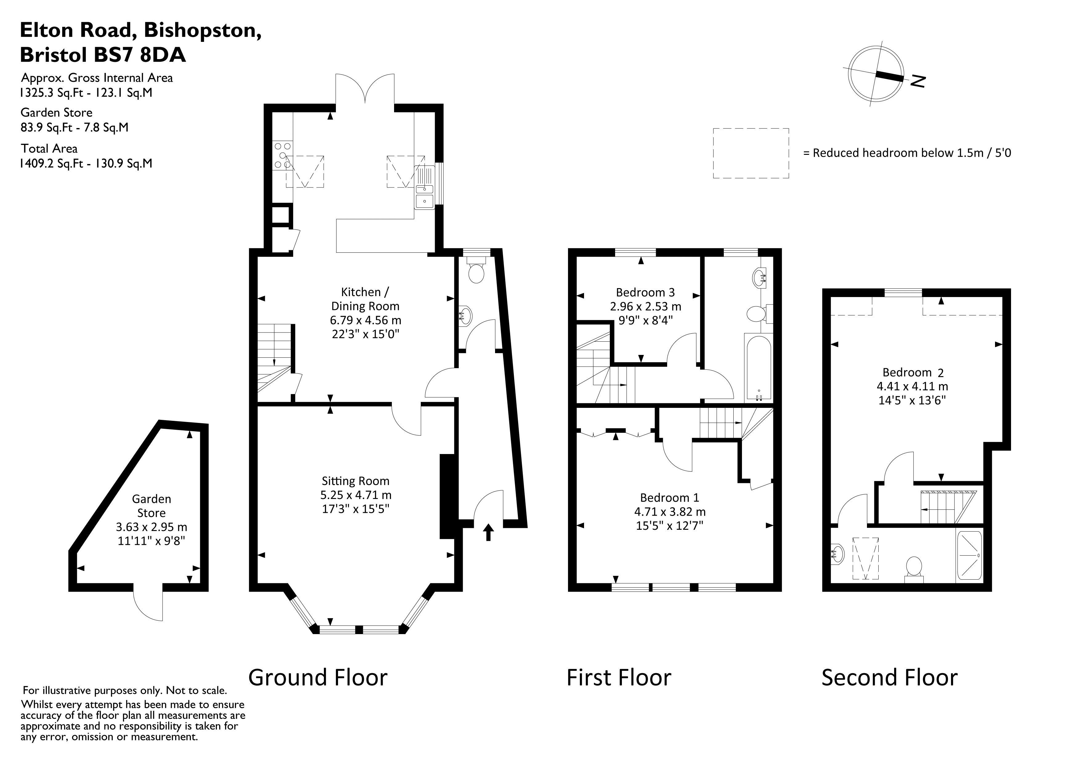 4a, Elton Road, Bristol floorplan