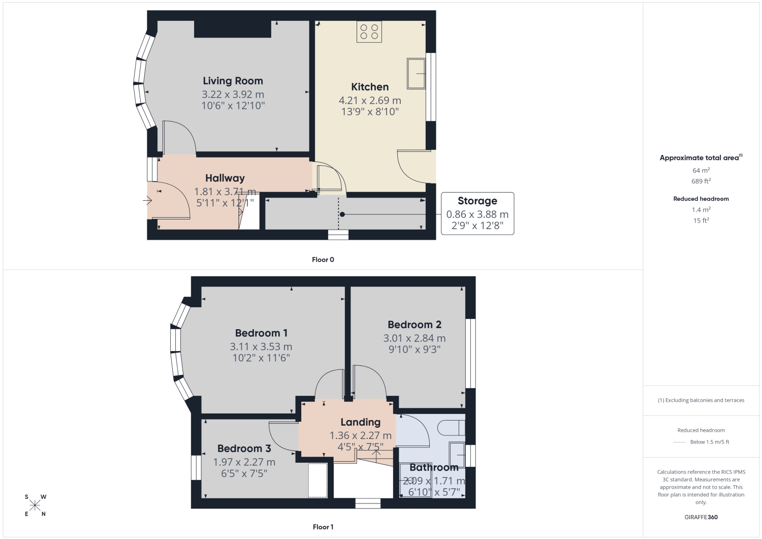 2, Norton Avenue, Sheffield floorplan