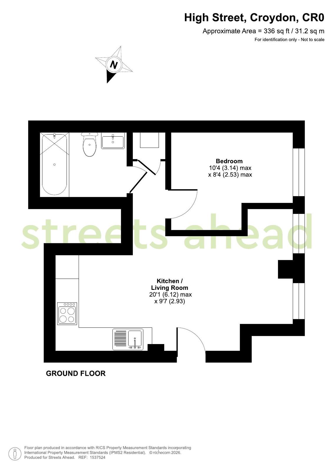 High Street, Croydon floorplan