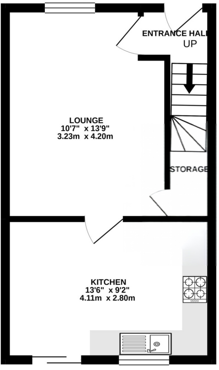 9, Hale Close, Bristol floorplan