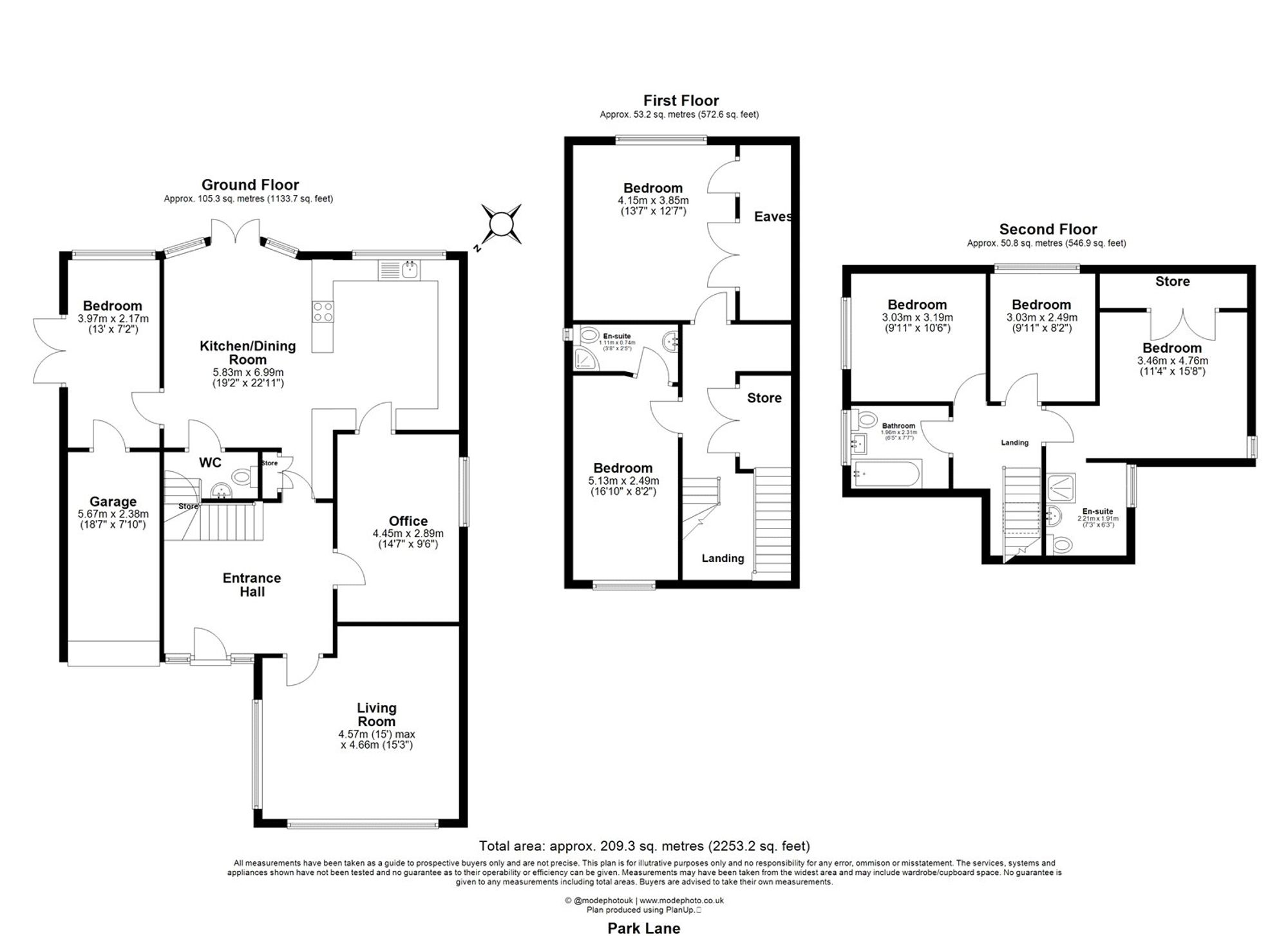 84 Park Lane, Billericay floorplan