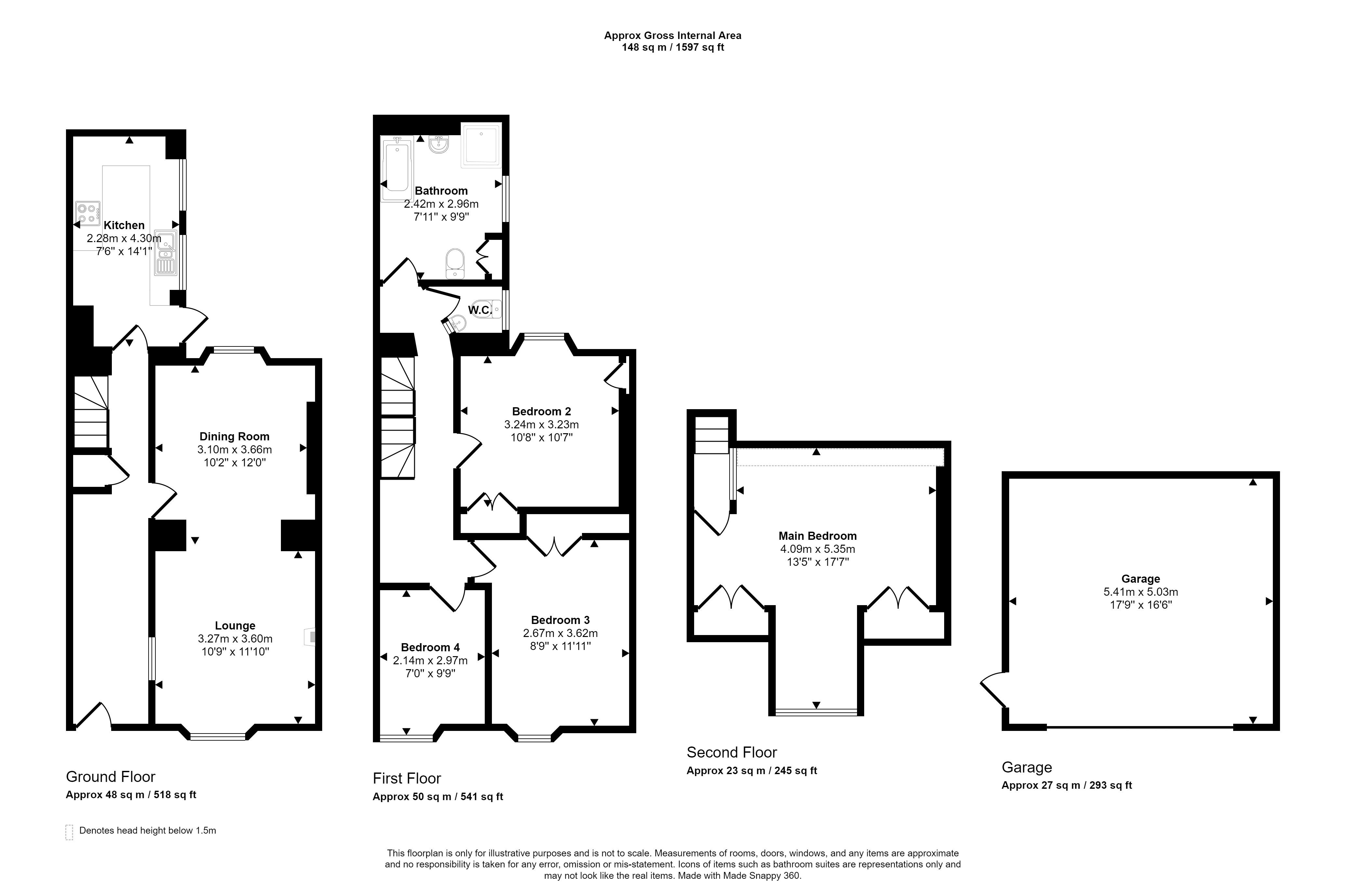Sea Tang 52, Prospect Road, Brixham floorplan