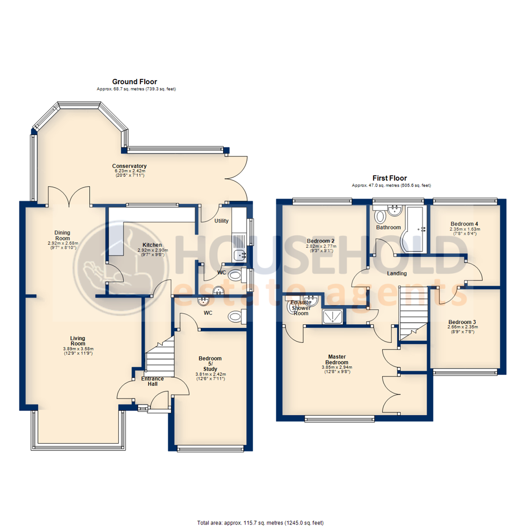 4 Bedrooms Detached house to rent in Milton Way, Houghton Regis, Dunstable LU5