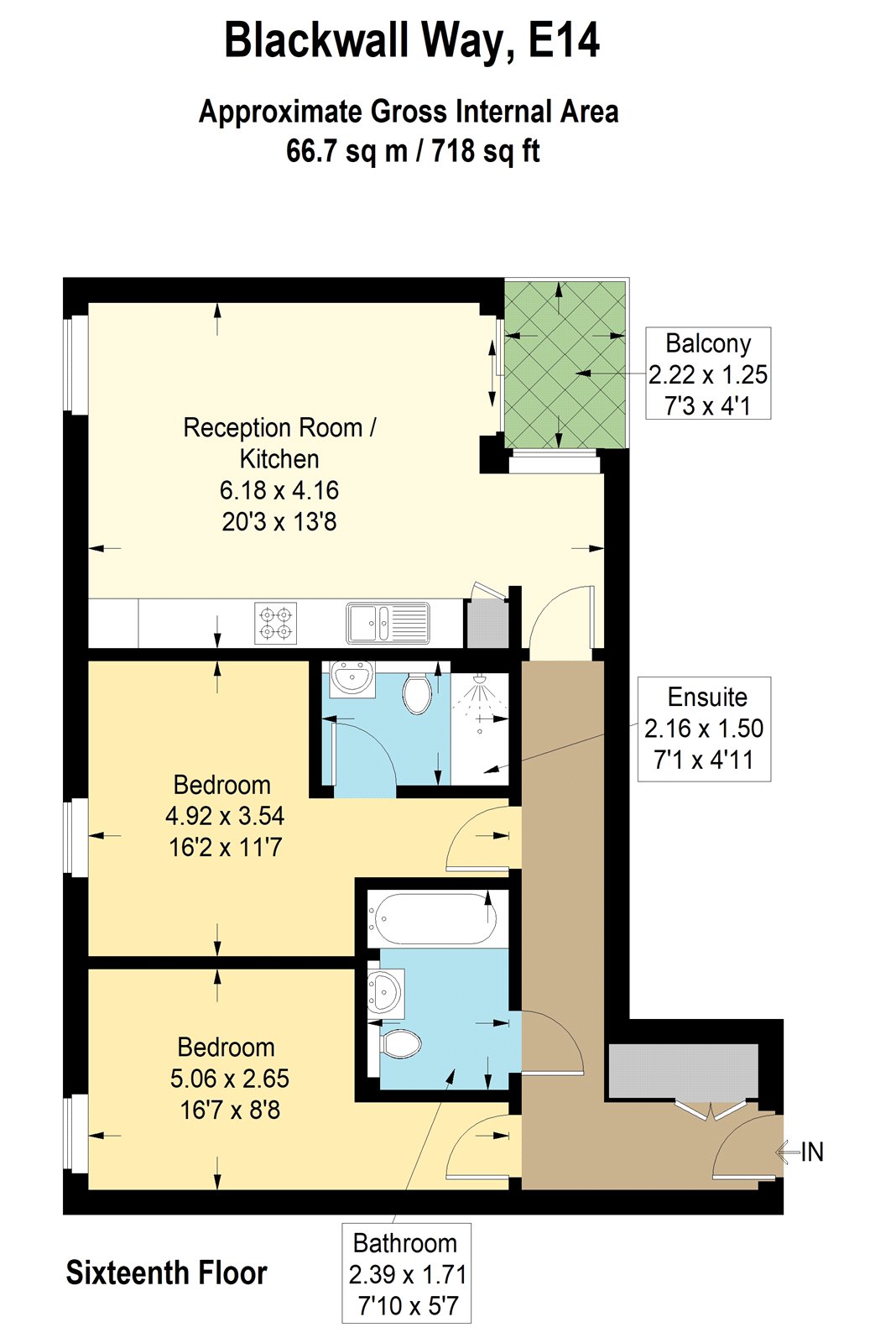 2 Bedrooms Flat for sale in Proton Tower, 8 Blackwall Way, London E14