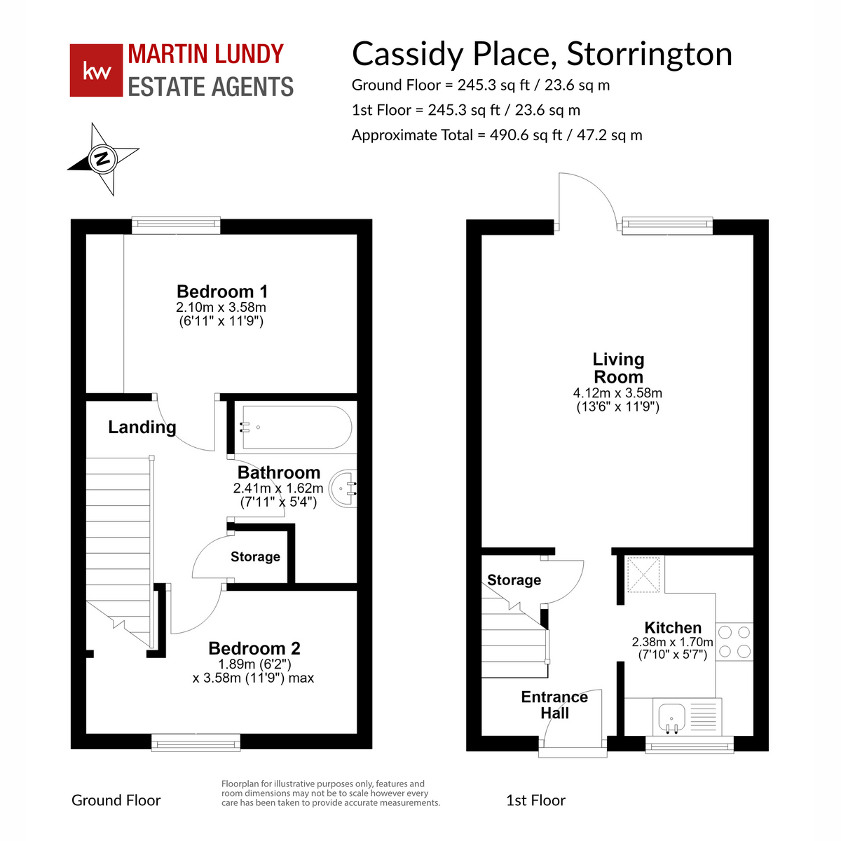 New Town Road, Storrington floorplan