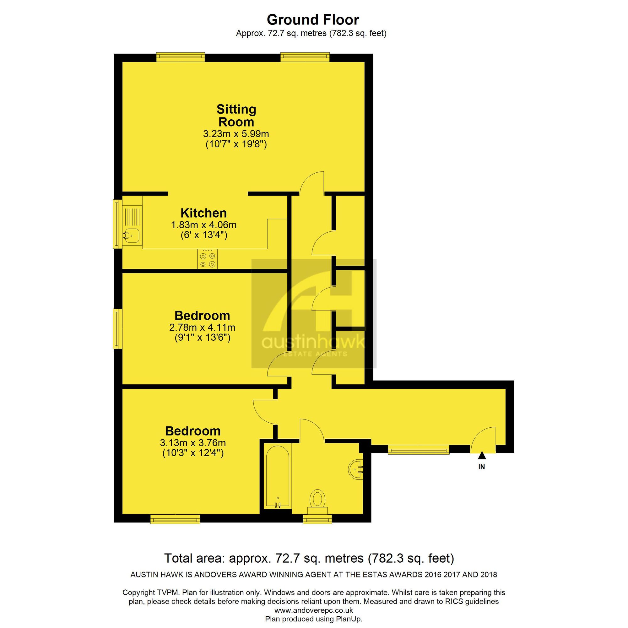 11 Spindle Close, Andover floorplan