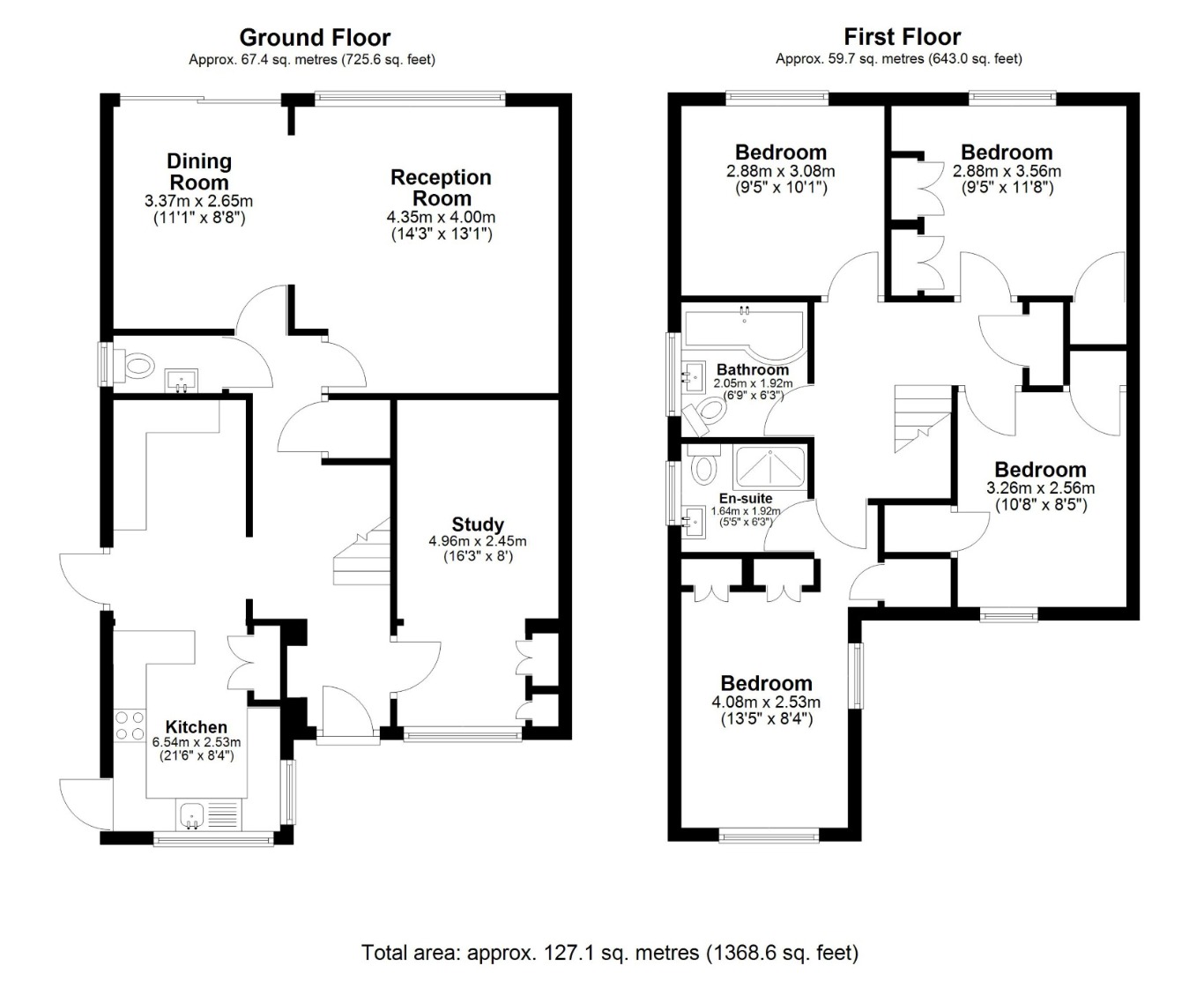 94 Lymington Avenue, Yateley, Hampshire floorplan