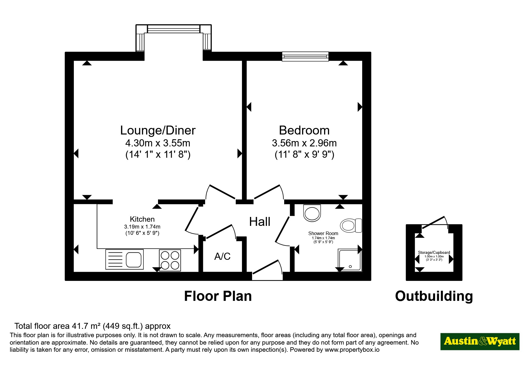 Flat 7, Saffron Court, 23, Saffron Way, Bournemouth floorplan