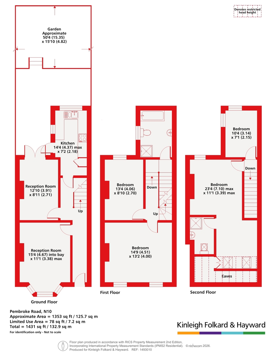 107, Pembroke Road, London floorplan