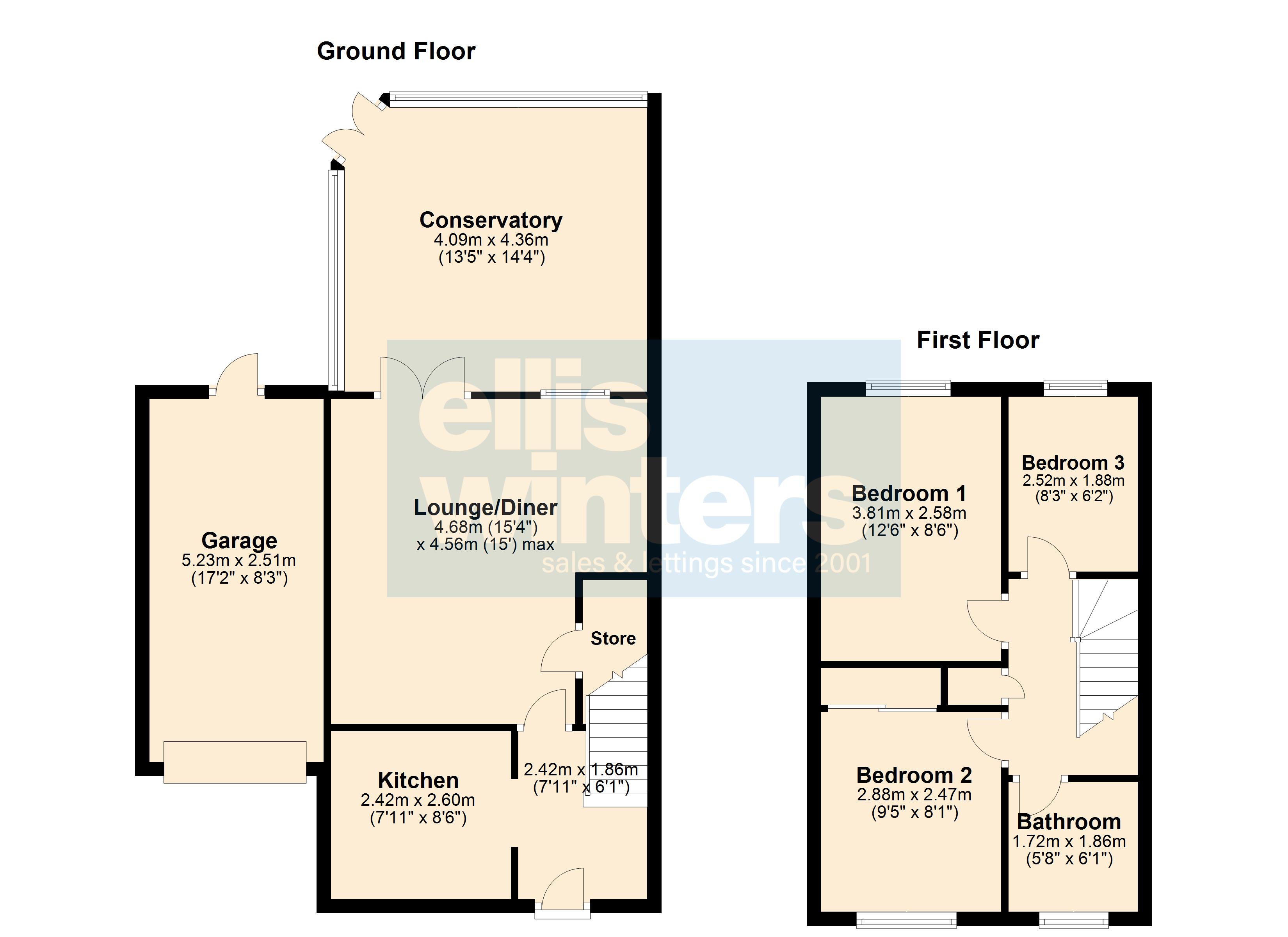 11, Gull Way, Chatteris floorplan