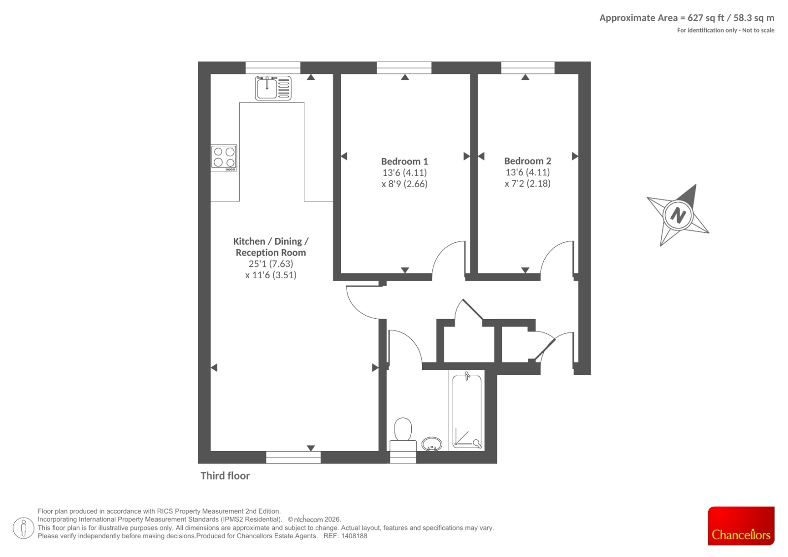 70, Lichfield Gardens, Richmond floorplan