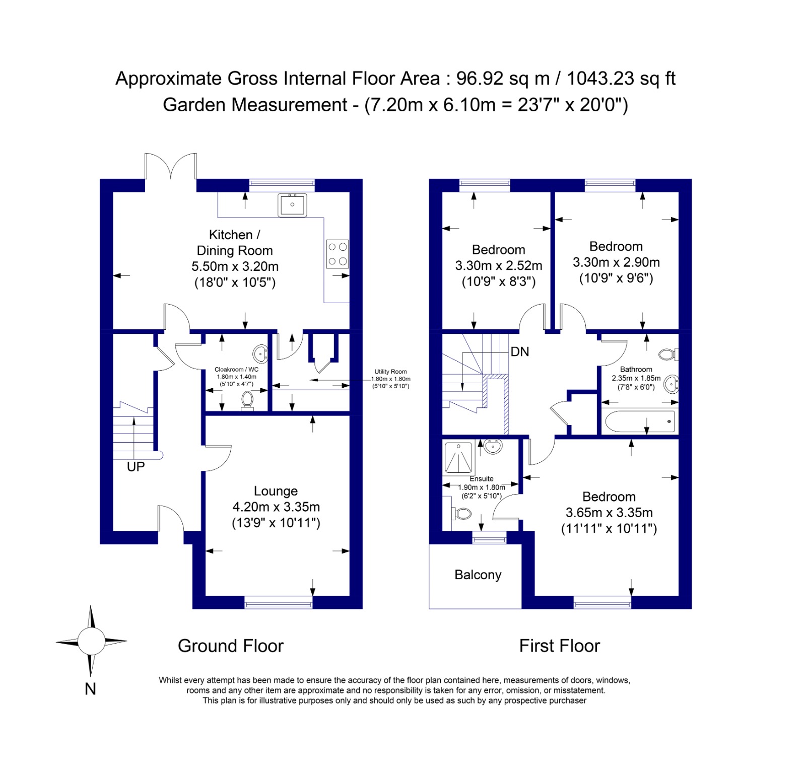 55, Hurrell Drive, Harrow floorplan