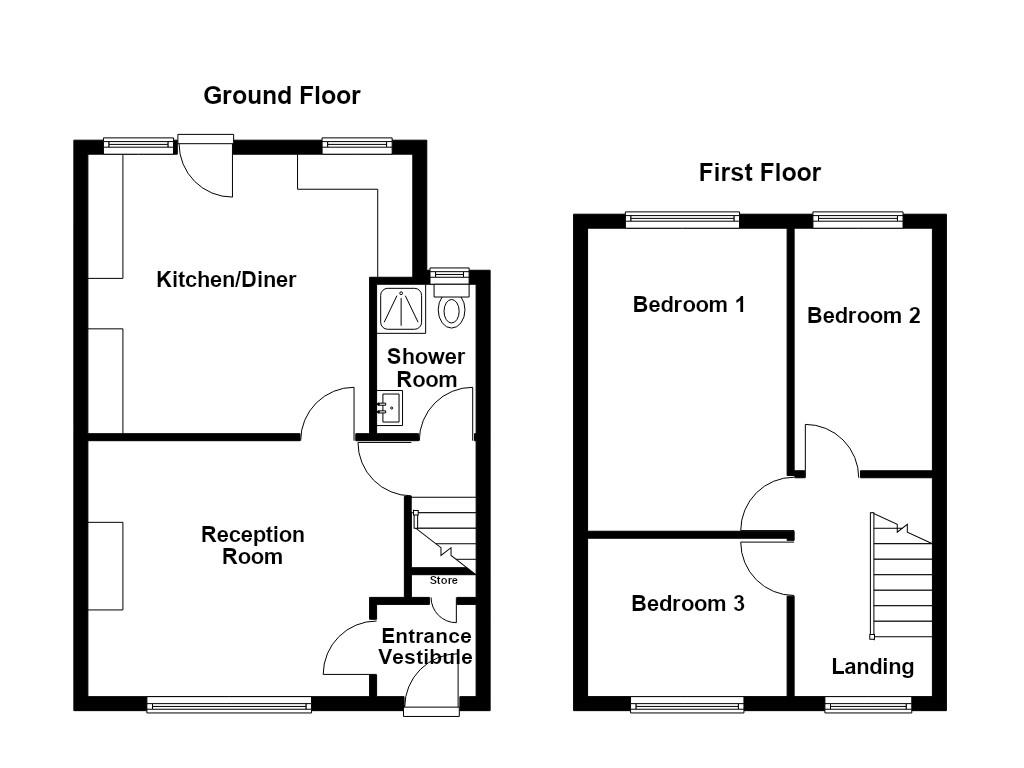 22, Hardman Close, Blackburn floorplan