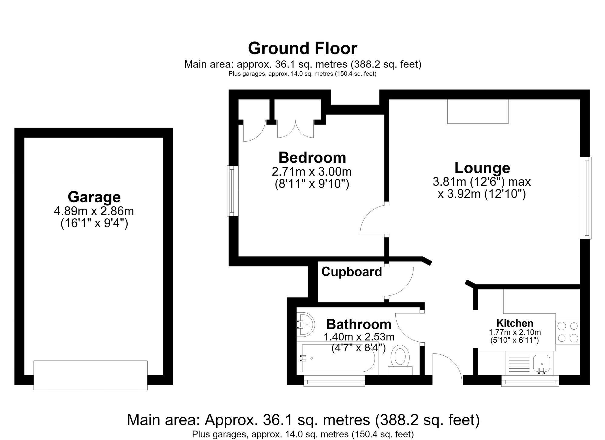 8 Briary Lane, Royston floorplan