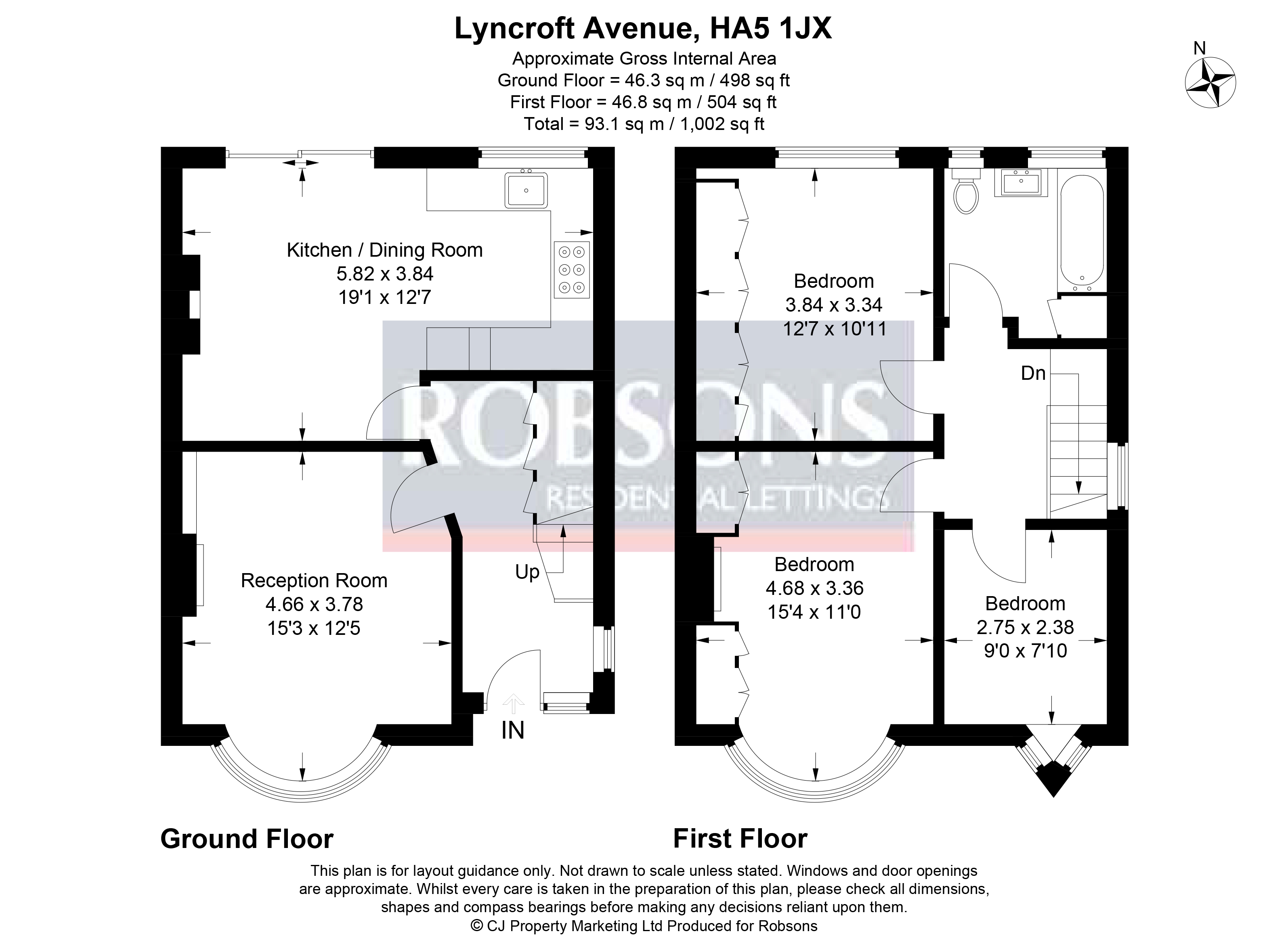 6, Lyncroft Avenue, Pinner floorplan