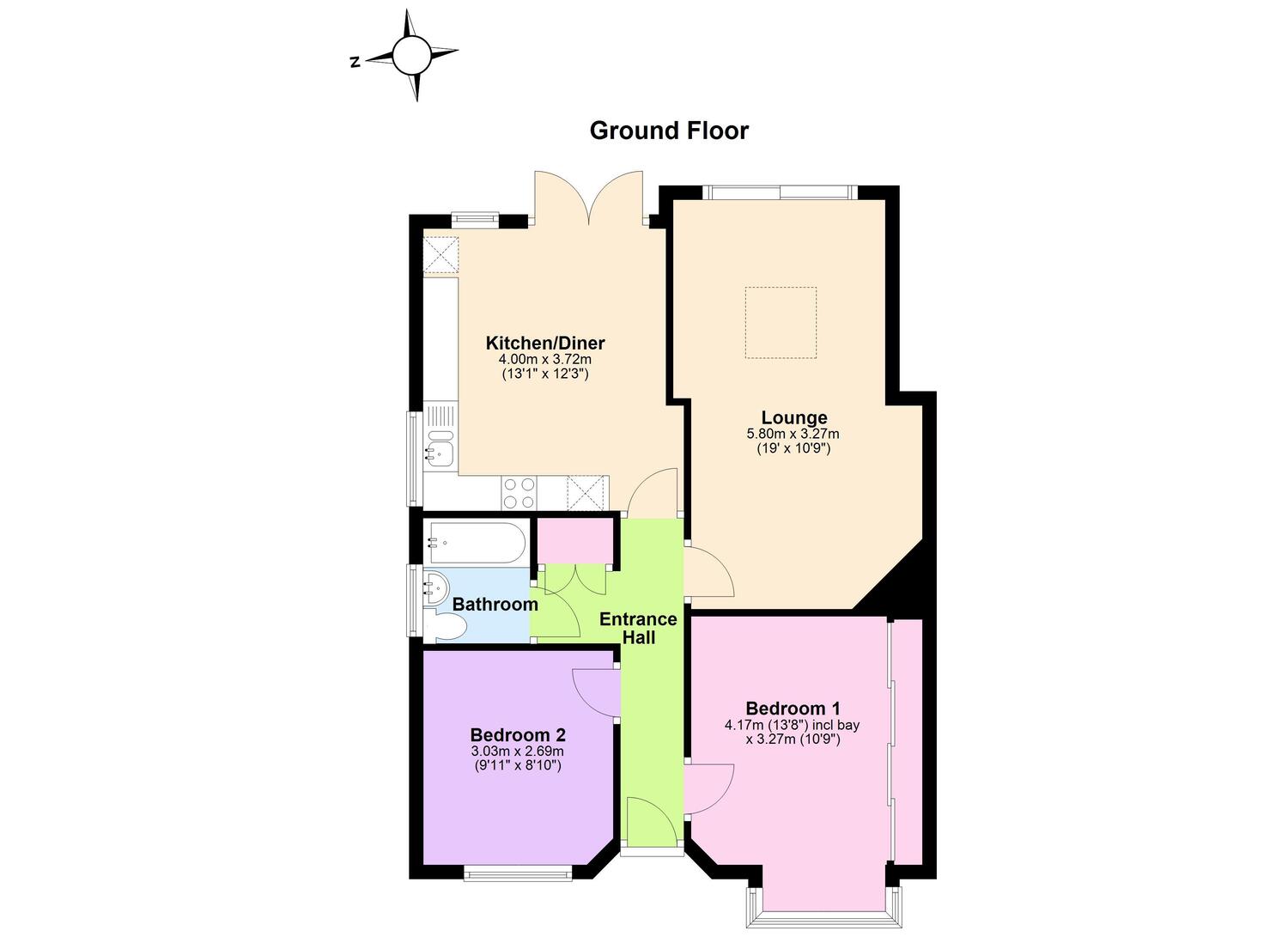 71, Oakdale Road, Herne Bay floorplan