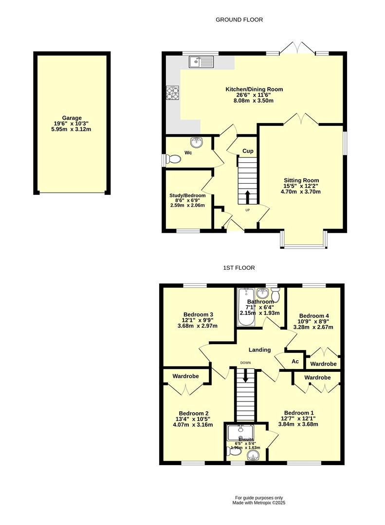16, Elizabeth Road, Cullompton floorplan