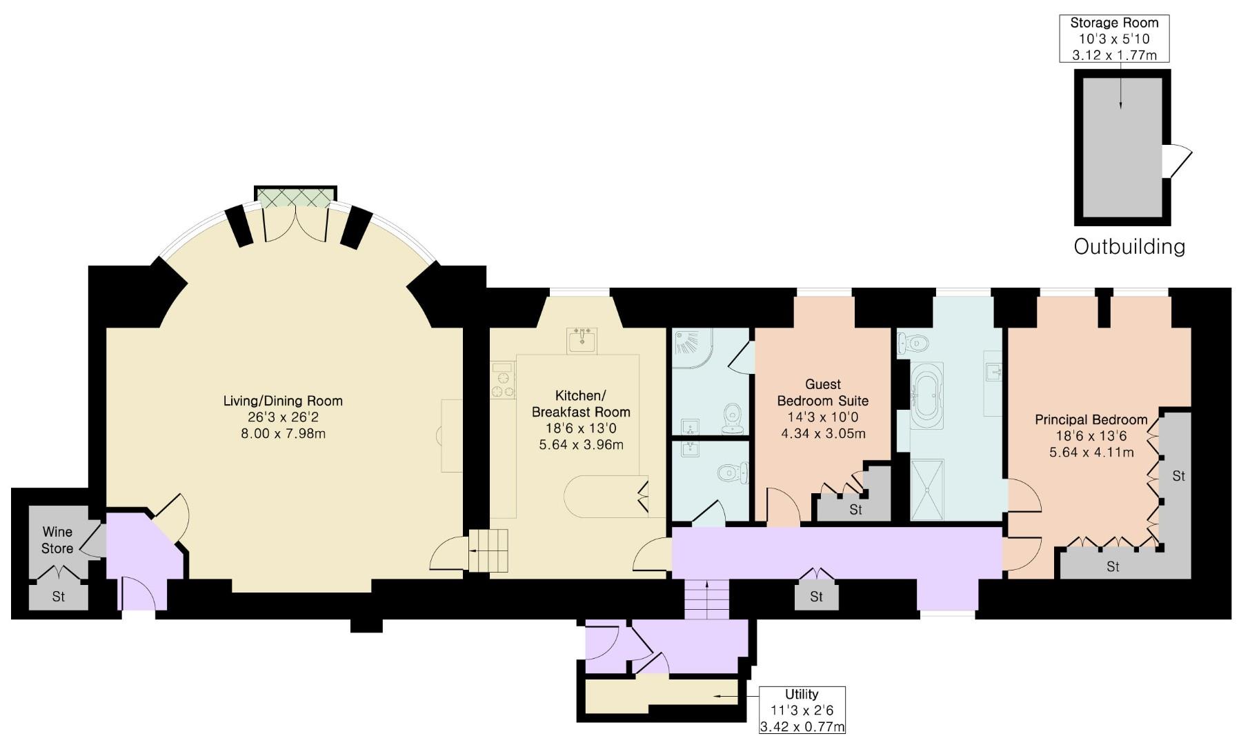 Apartment 6, Gargrave House, West Street, Skipton floorplan
