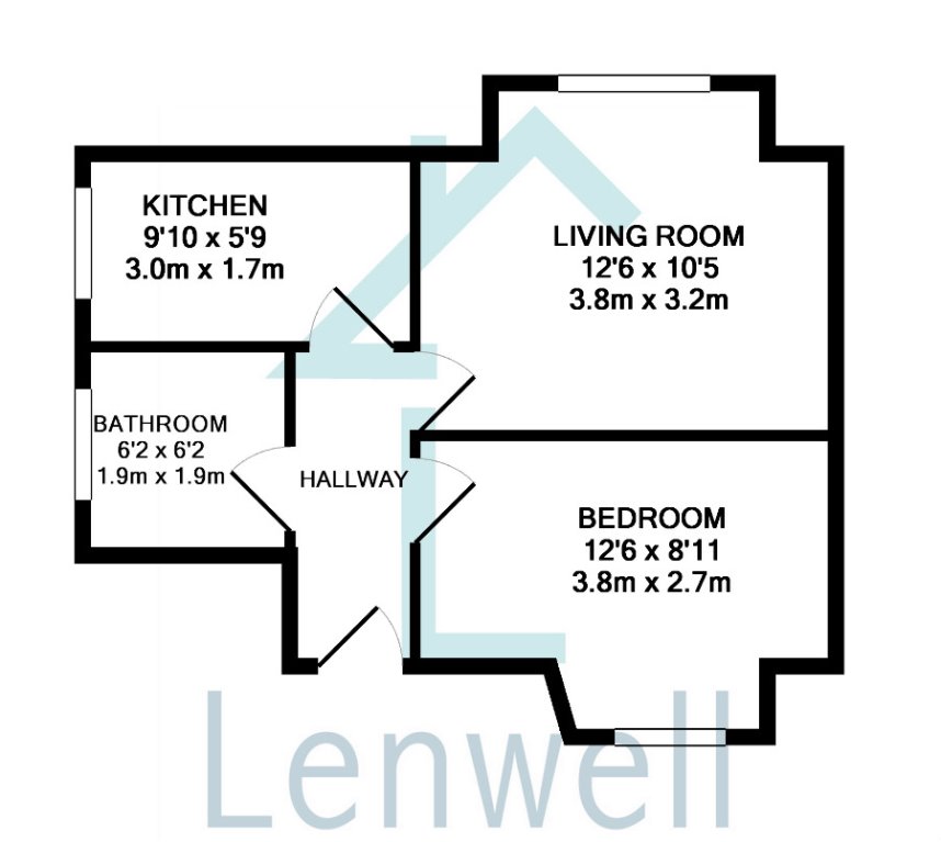 1 Bedrooms Flat to rent in Castle Road, Bedford MK40