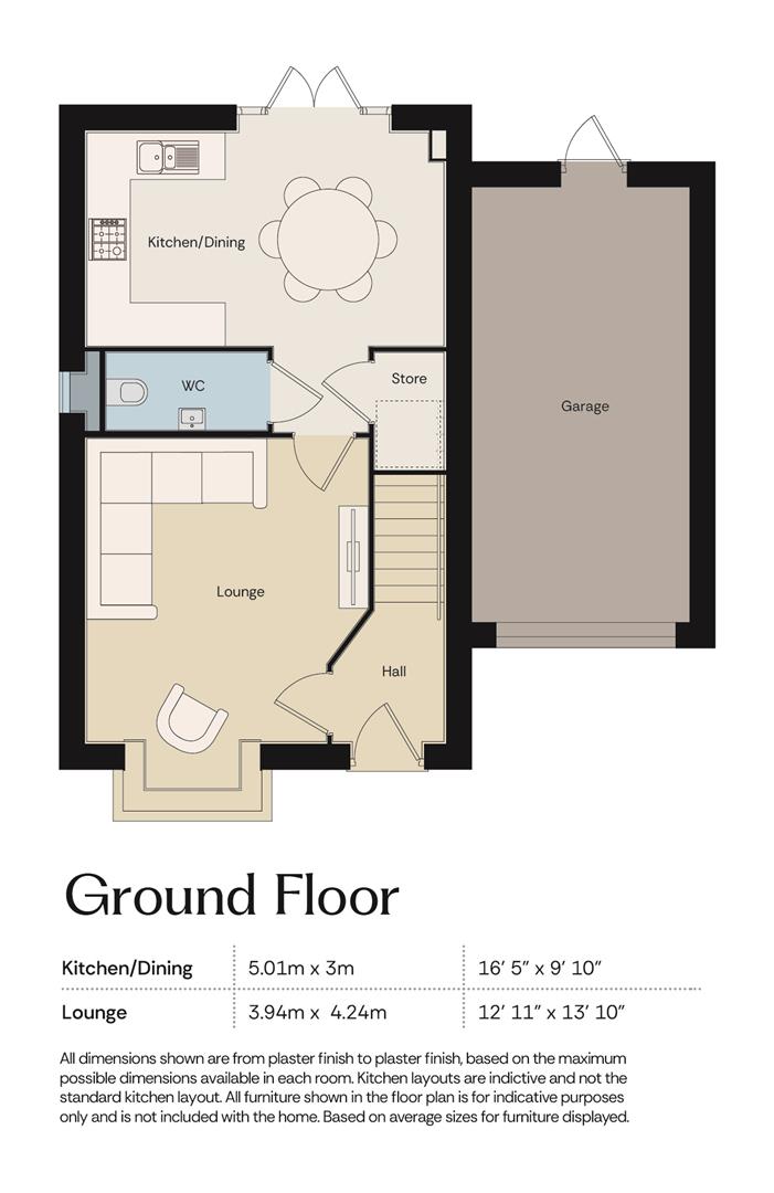 Plot 373, Aysgarth, The Greenways, Goole floorplan